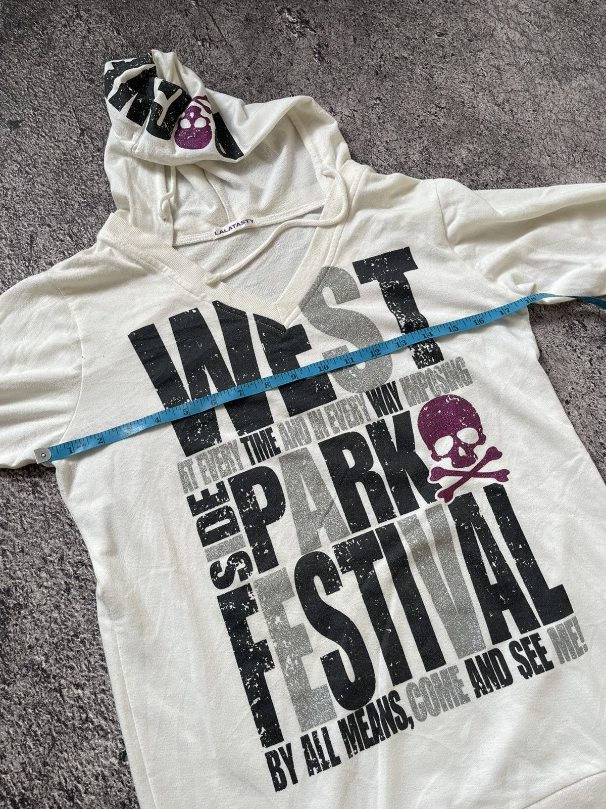 Japanese Brand Y2K Lalatasty skull ifsixwasnine hoodie Size US M / EU 48-50 / 2 - 8 Thumbnail
