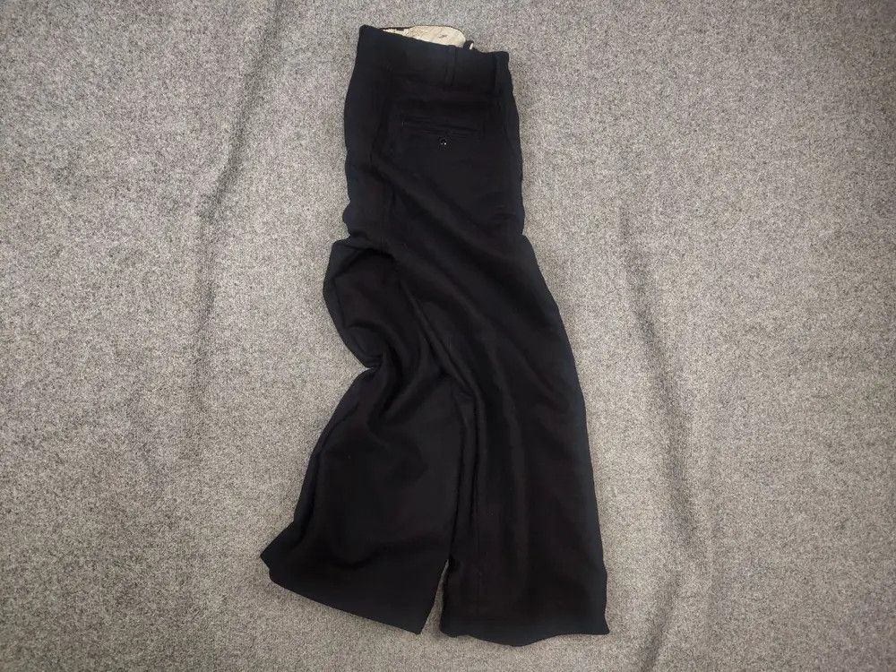 Vintage Vintage 60s Trouser Serge Fly Front Army Wool Military Pants Size US 29 - 1 Thumbnail