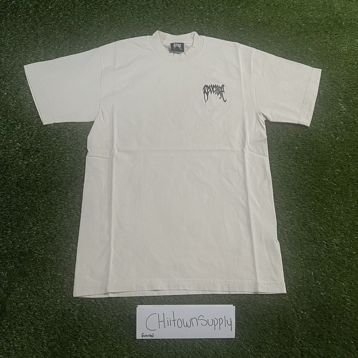 Revenge Revenge Basic Embroidered Logo Tee Cement Size Small Size US S / EU 44-46 / 1 - 1 Thumbnail