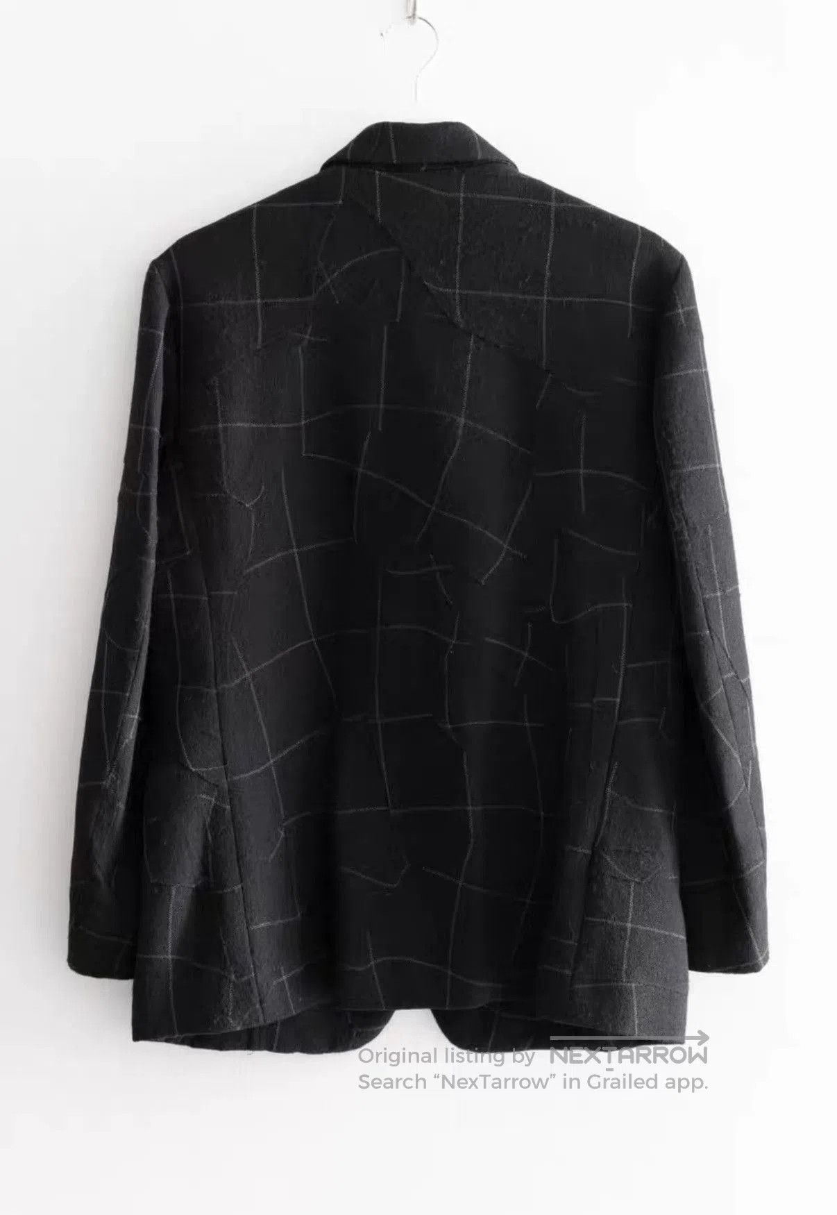 Issey Miyake Black Checkered Blazer . Size US S / EU 44-46 / 1 - 2 Thumbnail