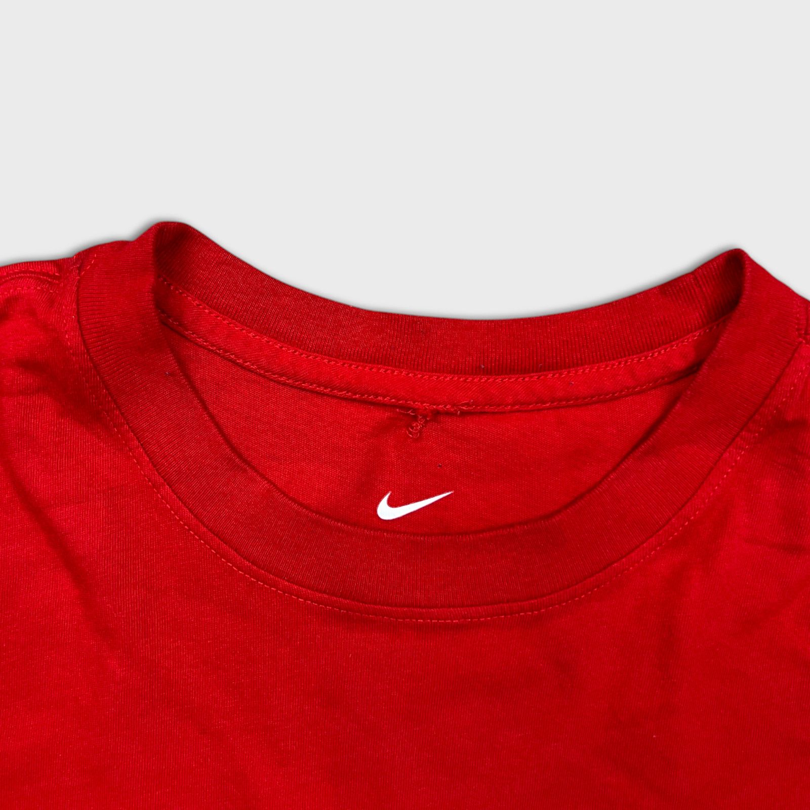 Nike × Vintage Nike Sportswear T Shirt Medium Red Swoosh Short Sleeve Tee Size US M / EU 48-50 / 2 - 2 Thumbnail