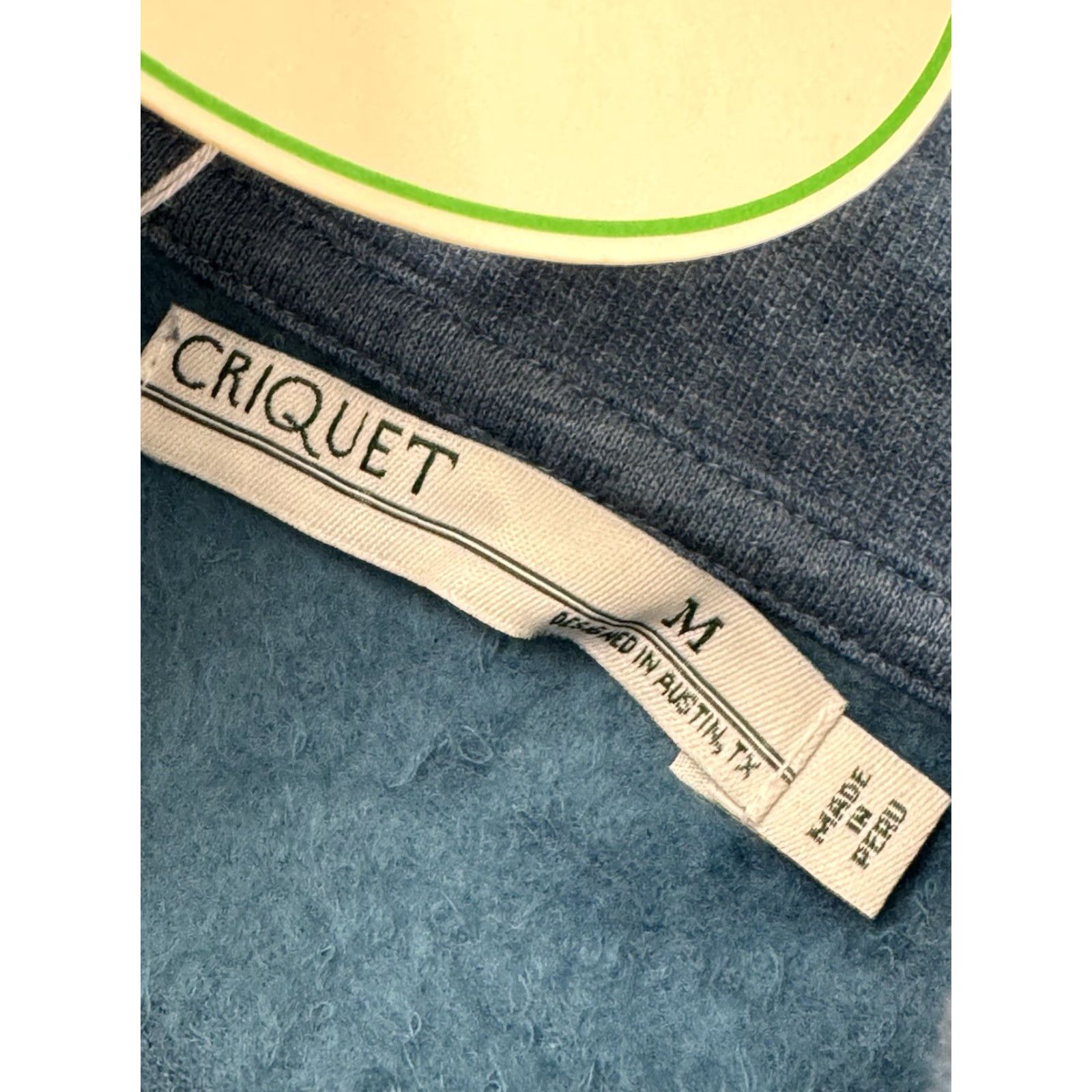 Vintage CRIQUET Austin - NEW w TAG - Fleece 1/4 Zip Pullover Mens M Sweater Jacket - Blue Size US M / EU 48-50 / 2 - 4 Thumbnail