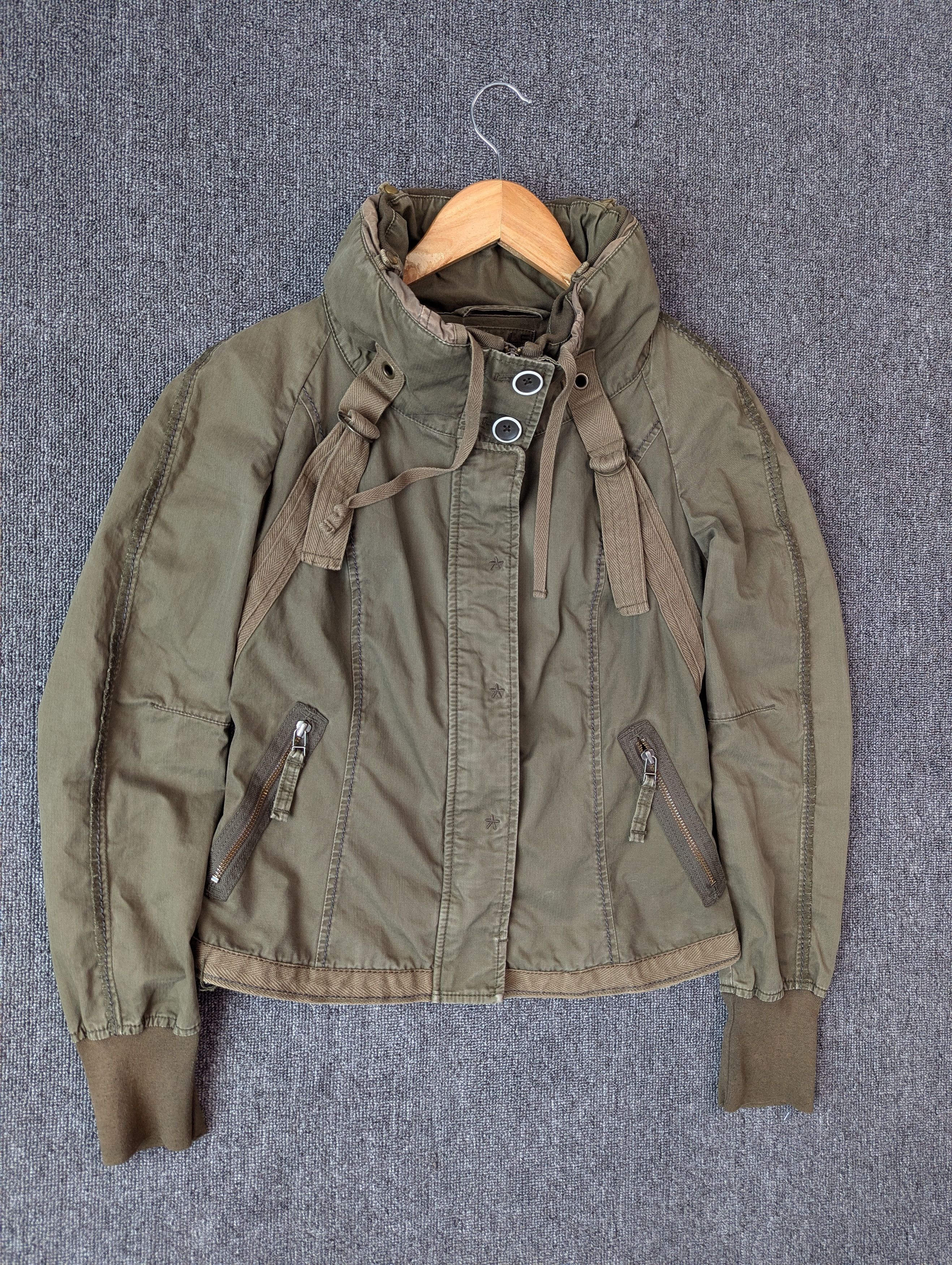 Marithe + Francois Girbaud Marithe Francois Girbaud Tactical Military Hooded Jacket Size M / US 6-8 / IT 42-44 - 3 Thumbnail