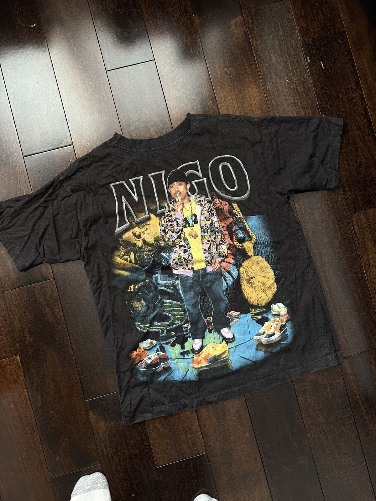 Marino Morwood Marino Morwood Nigo Graphic Tee Vintage Size US M / EU 48-50 / 2 - 2 Thumbnail