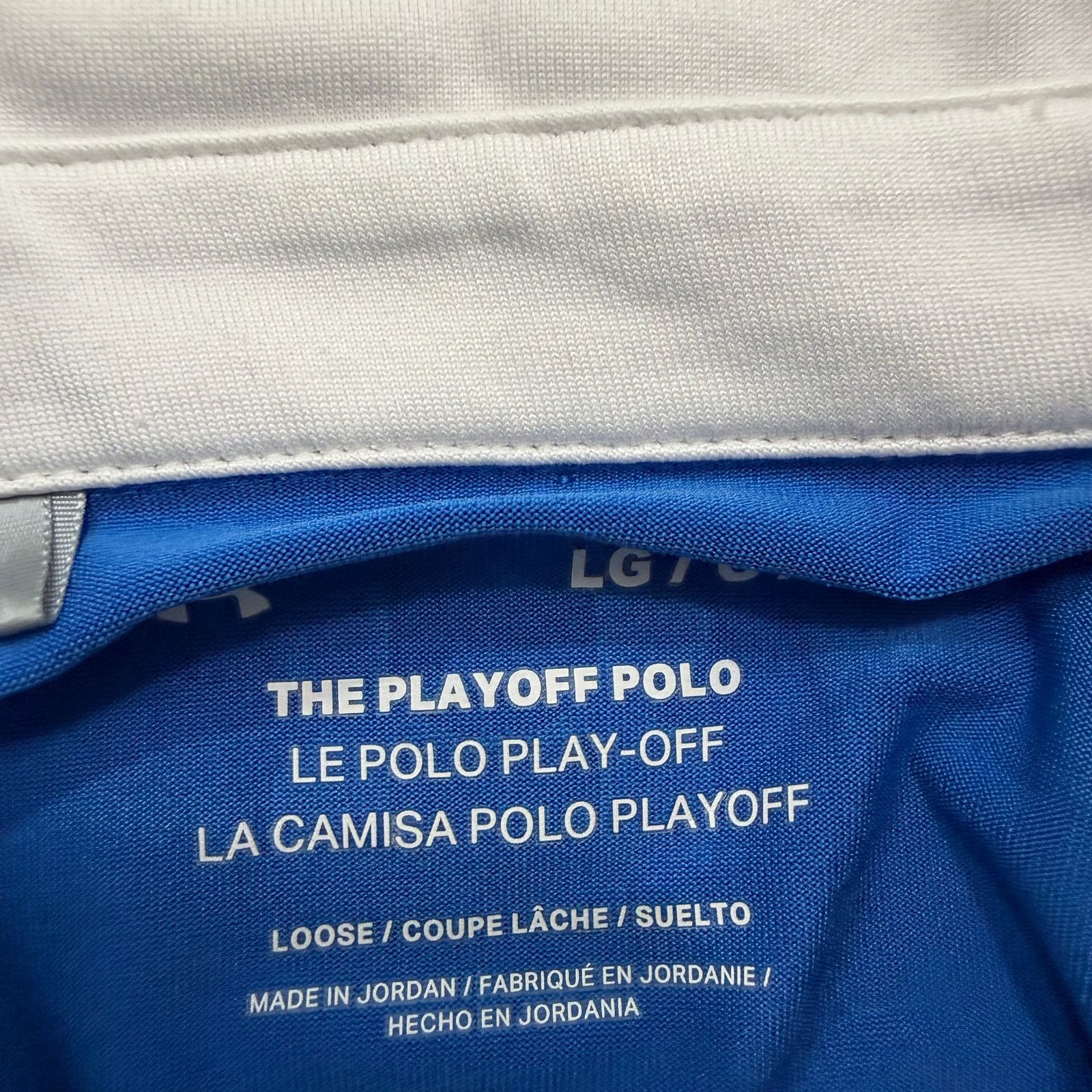 Under Armour Under Armour The Playoff Polo Shirt Large Blue Striped Size US L / EU 52-54 / 3 - 4 Thumbnail