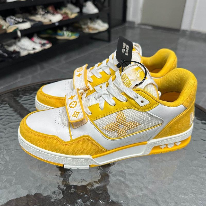 Louis Vuitton Louis Vuitton Trainer Leather Low-top Sneakers 0079 Size US 9 / IT 39 - 1 Thumbnail