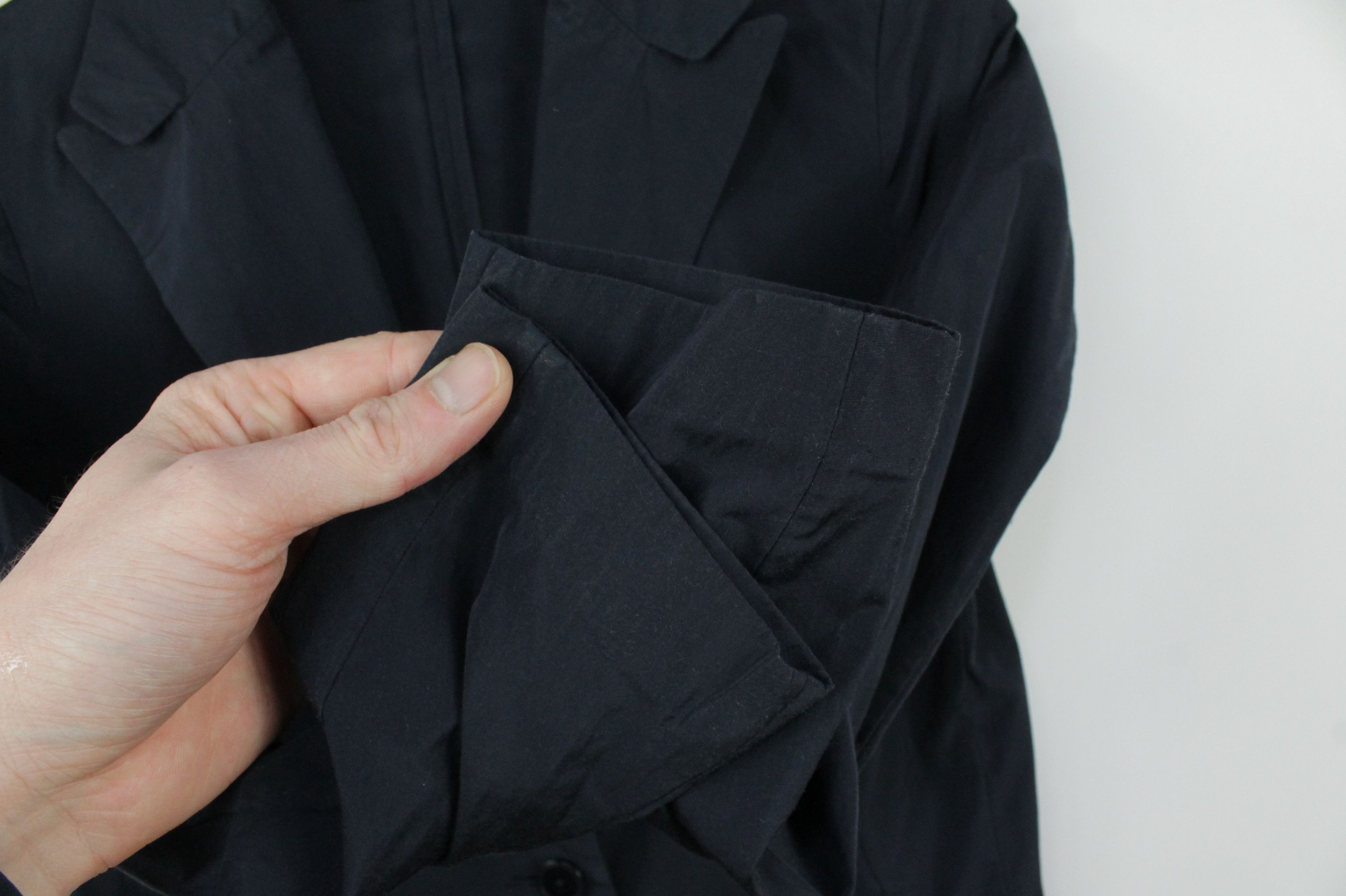 Jil Sander Uniqlo Jil Sander Light Trench Coat Navy Size S / US 4 / IT 40 - 5 Thumbnail