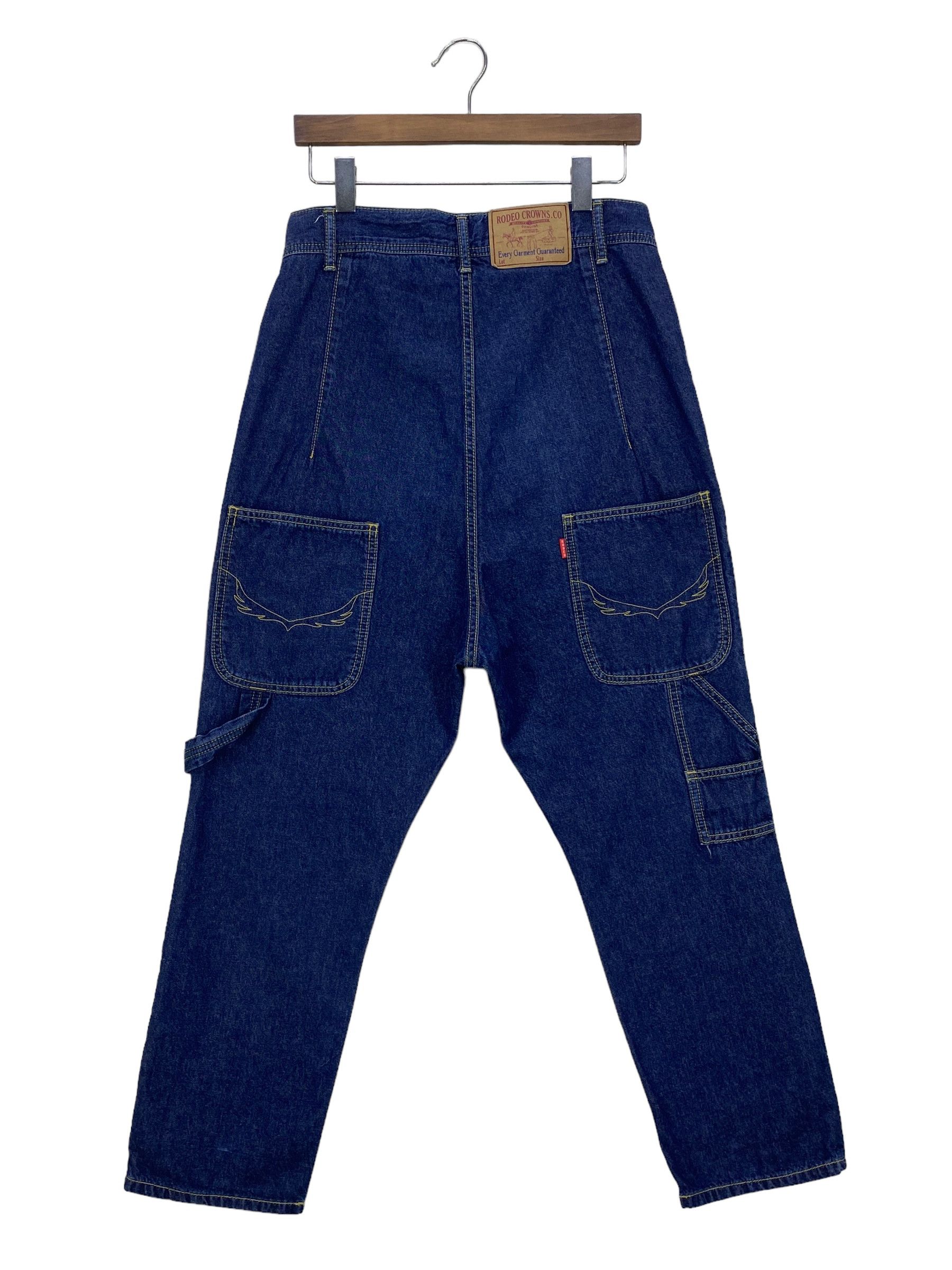 Japanese Brand Drop Crotch Baker Pocket Rodeo Crowns Pants Size US 31 - 2 Thumbnail