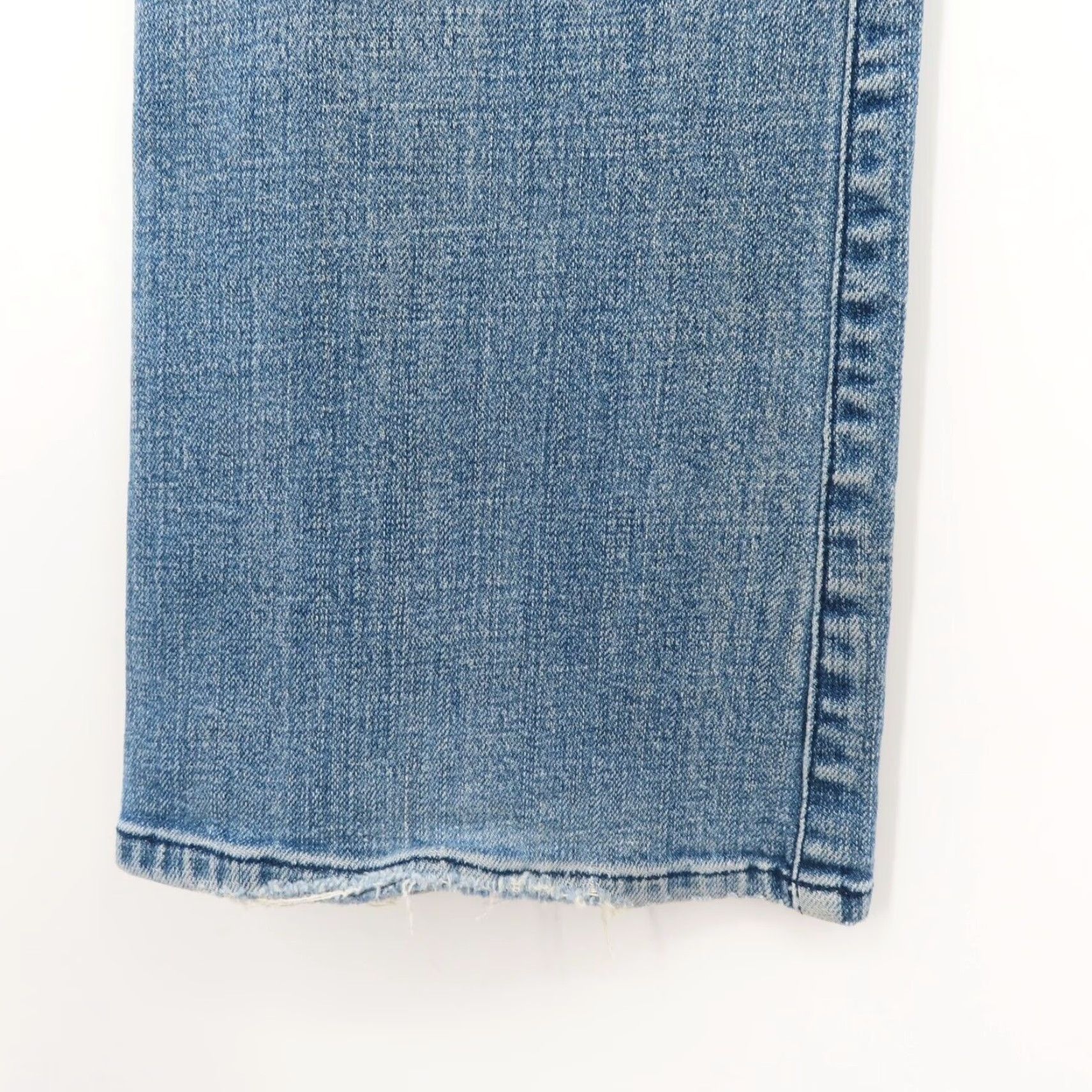 Old Navy VINTAGE Old Navy Womens Jeans Bootcut Distressed Denim 4 Reg Ultra Low Waist Y2K 2000s Women Jeans Pants Size 27" / US 4 / IT 40 - 7 Thumbnail