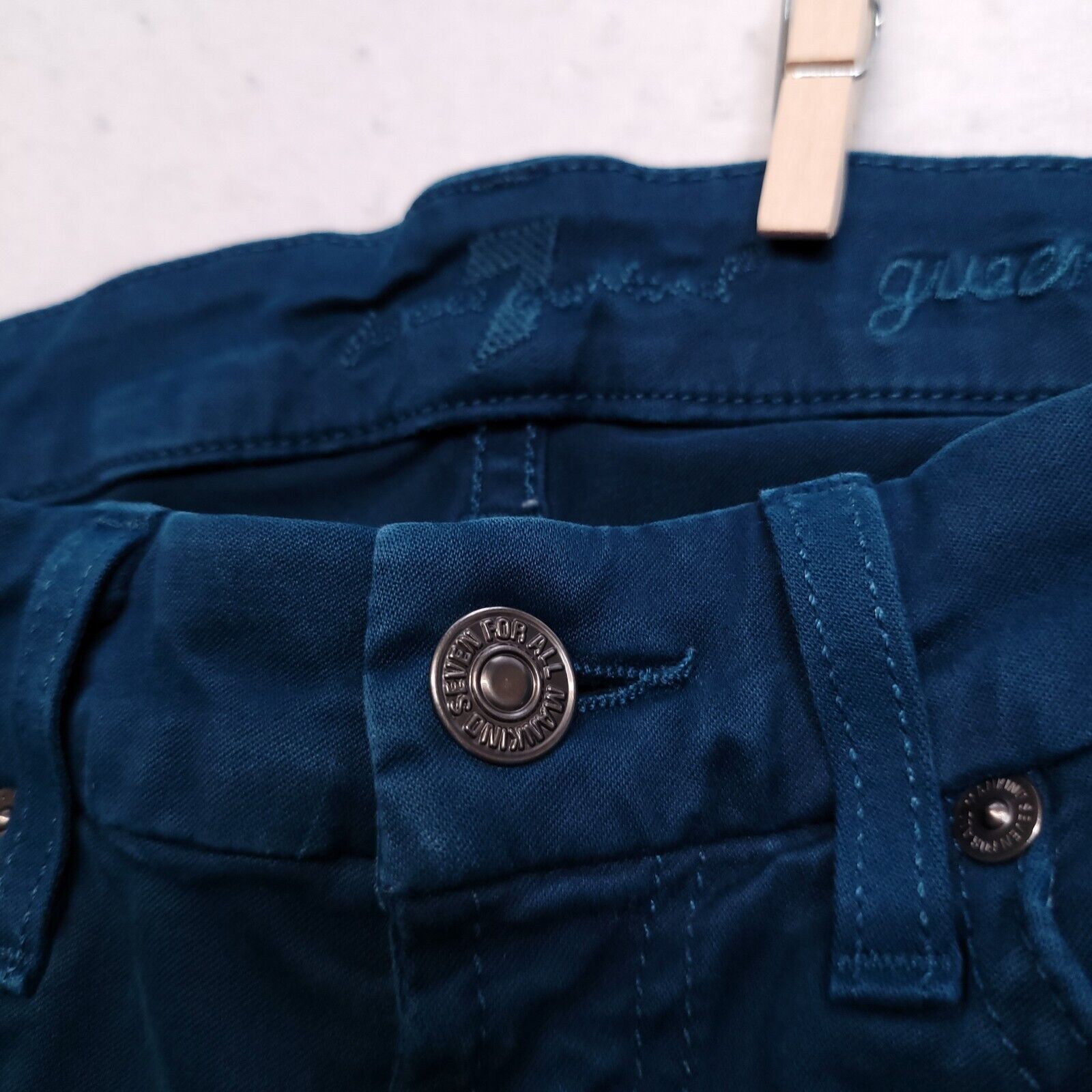 7 For All Mankind 7 For All Mankind Medium Wash Denim Jeans Women Size 25 Blue Size 28" / US 6 / IT 42 - 5 Thumbnail
