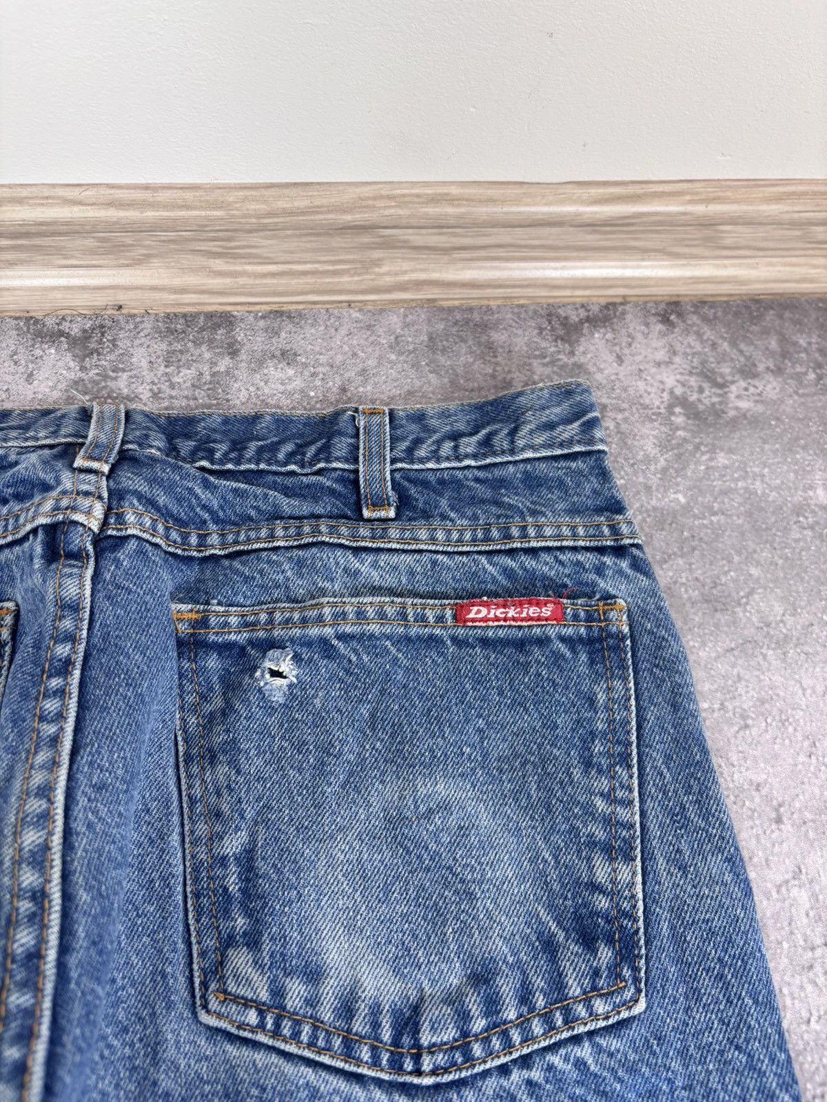 Dickies Vintage Dickies Faded Blue Denim Jeans USA Workwear Hype Size US 32 / EU 48 - 7 Thumbnail