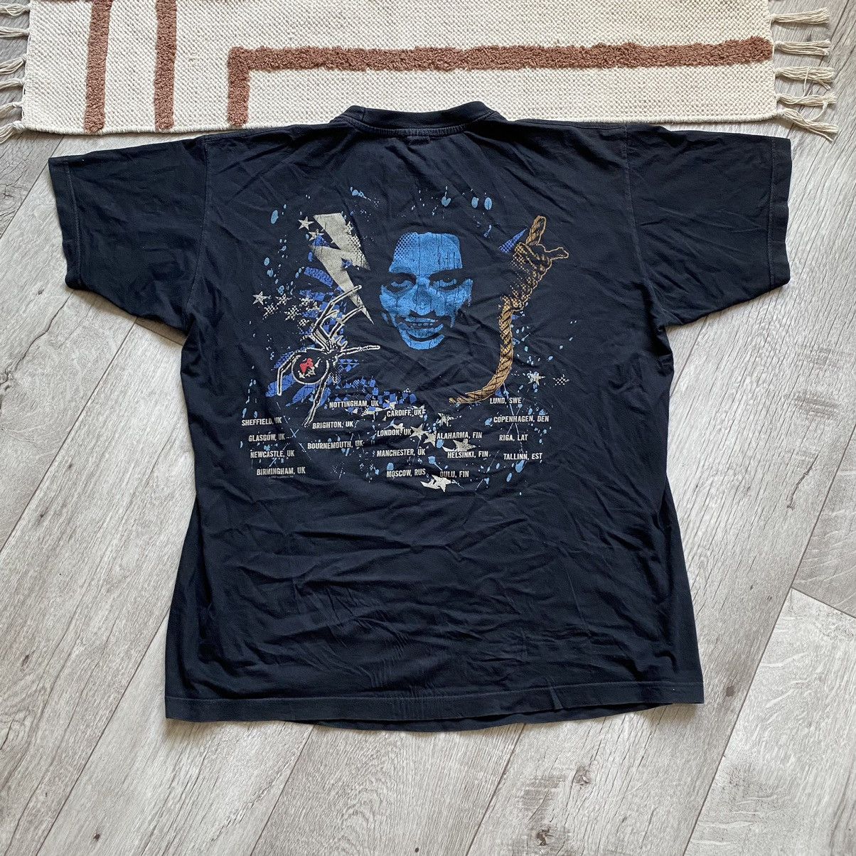 Band Tees VINTAGE ALICE COOPER PSYCHO DRAMA TOUR T SHIRT Size US L / EU 52-54 / 3 - 2 Thumbnail