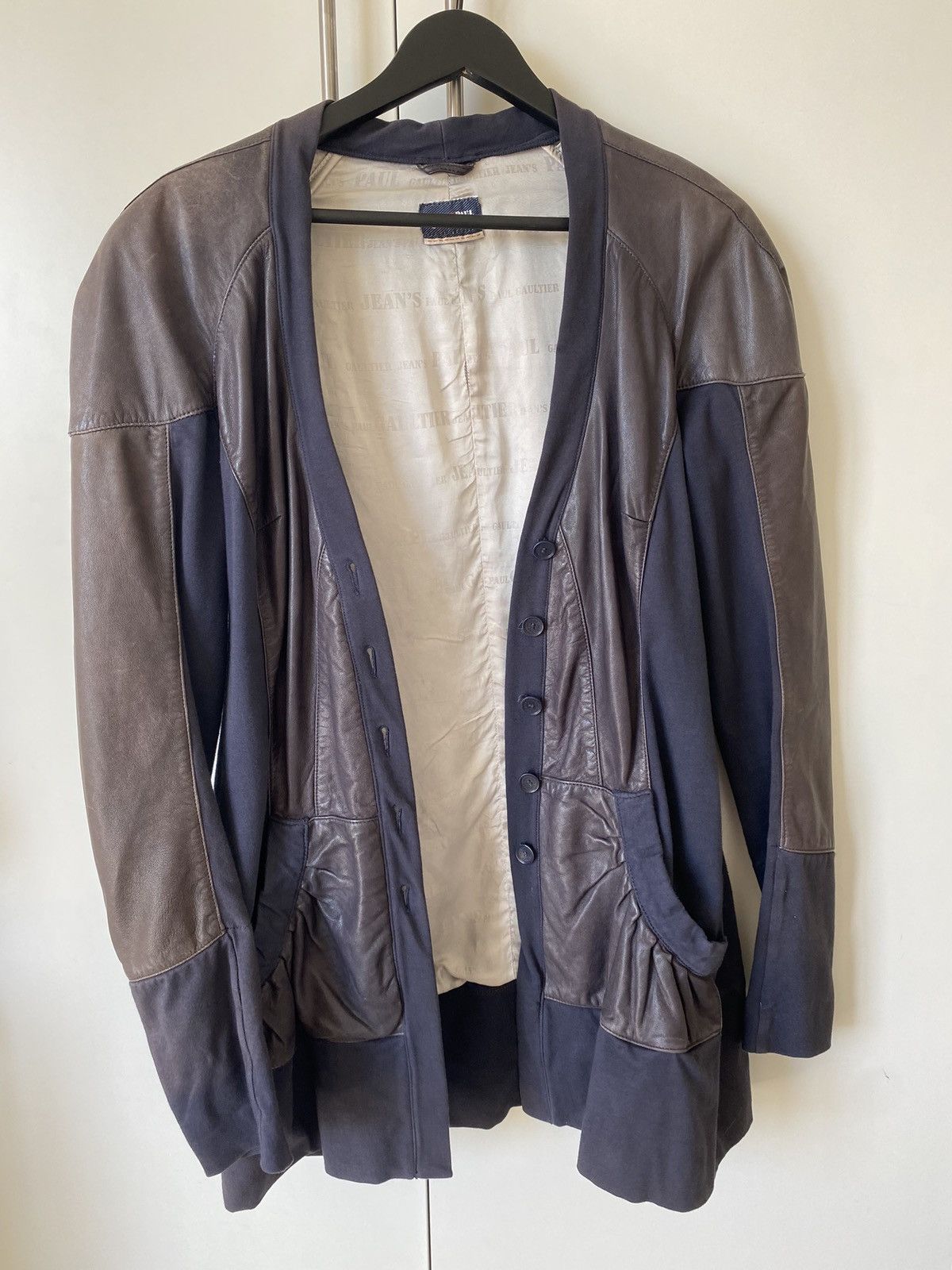 Jean Paul Gaultier JPG leather jacket archive Size M / US 6-8 / IT 42-44 - 2 Thumbnail