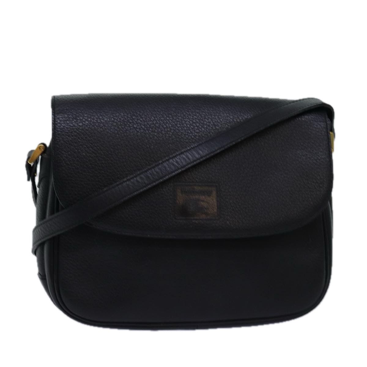 Burberry Nova Check Black Leather Shoulder Bag (Pre-Owned) Size ONE SIZE - 1 Thumbnail