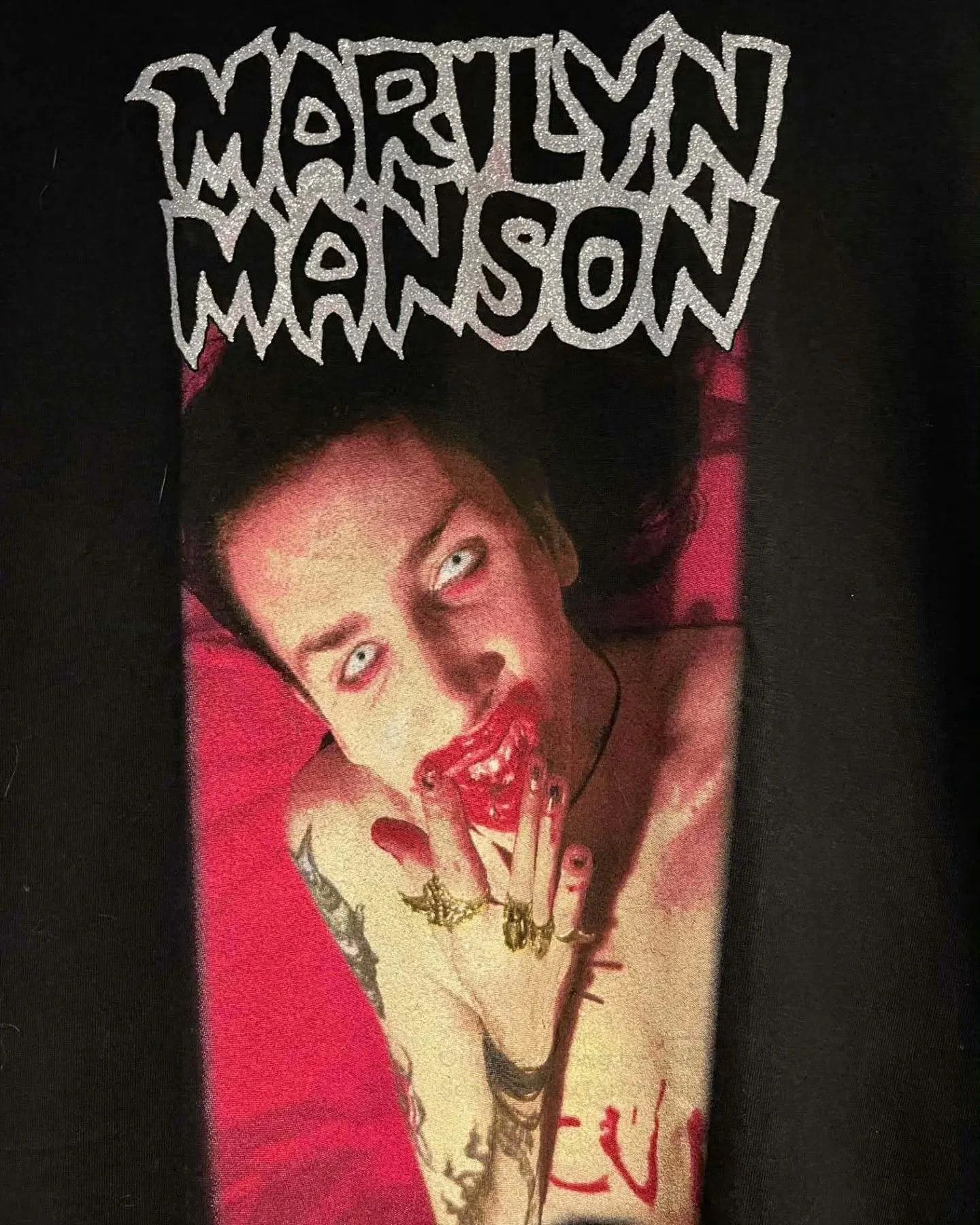 Marilyn Manson Marilyn Manson Vintage Red T. Size US M / EU 48-50 / 2 - 3 Thumbnail