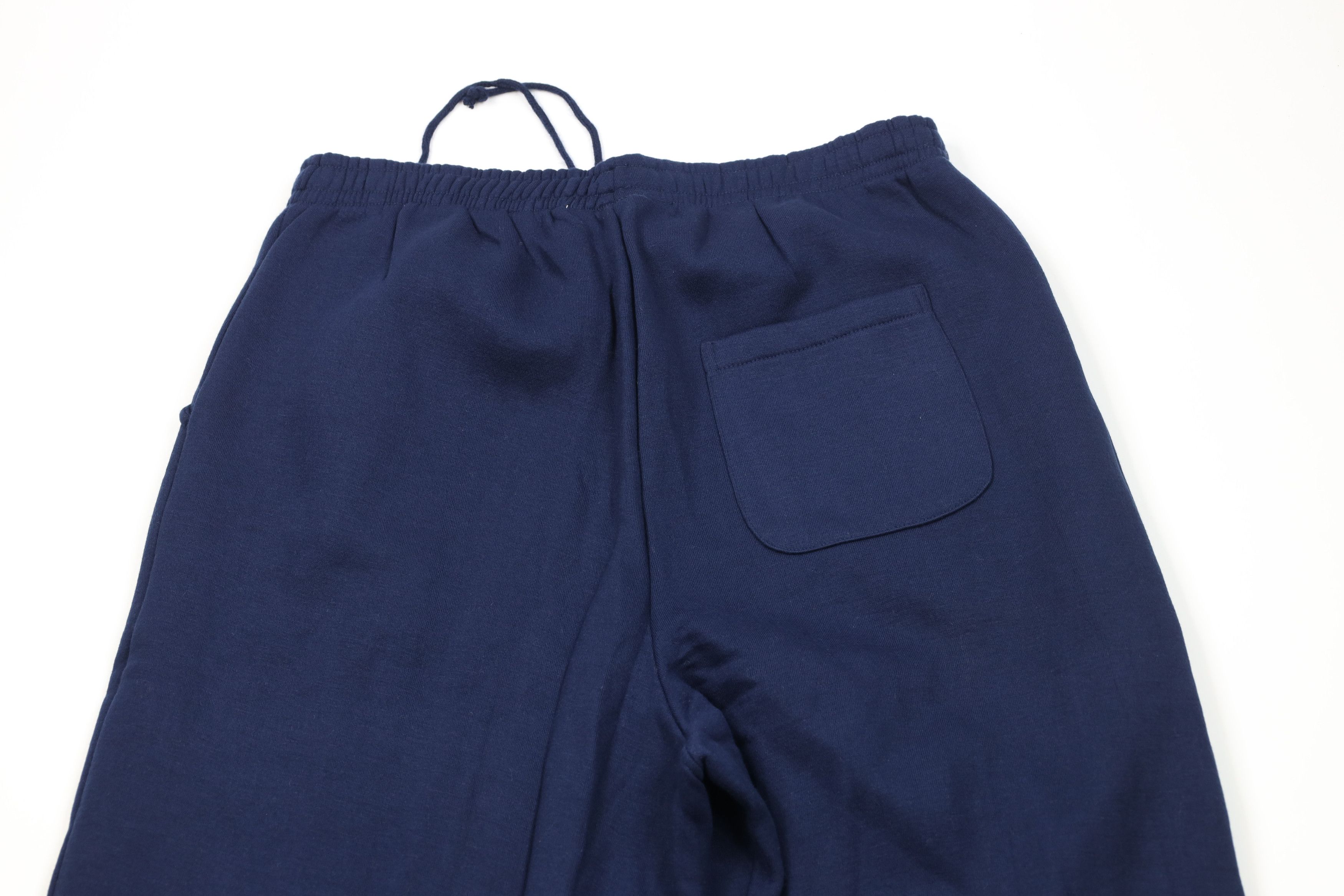 Vintage Vintage 90s Streetwear Heavyweight Sweatpants Joggers Blue Size US 38 / EU 54 - 11 Thumbnail