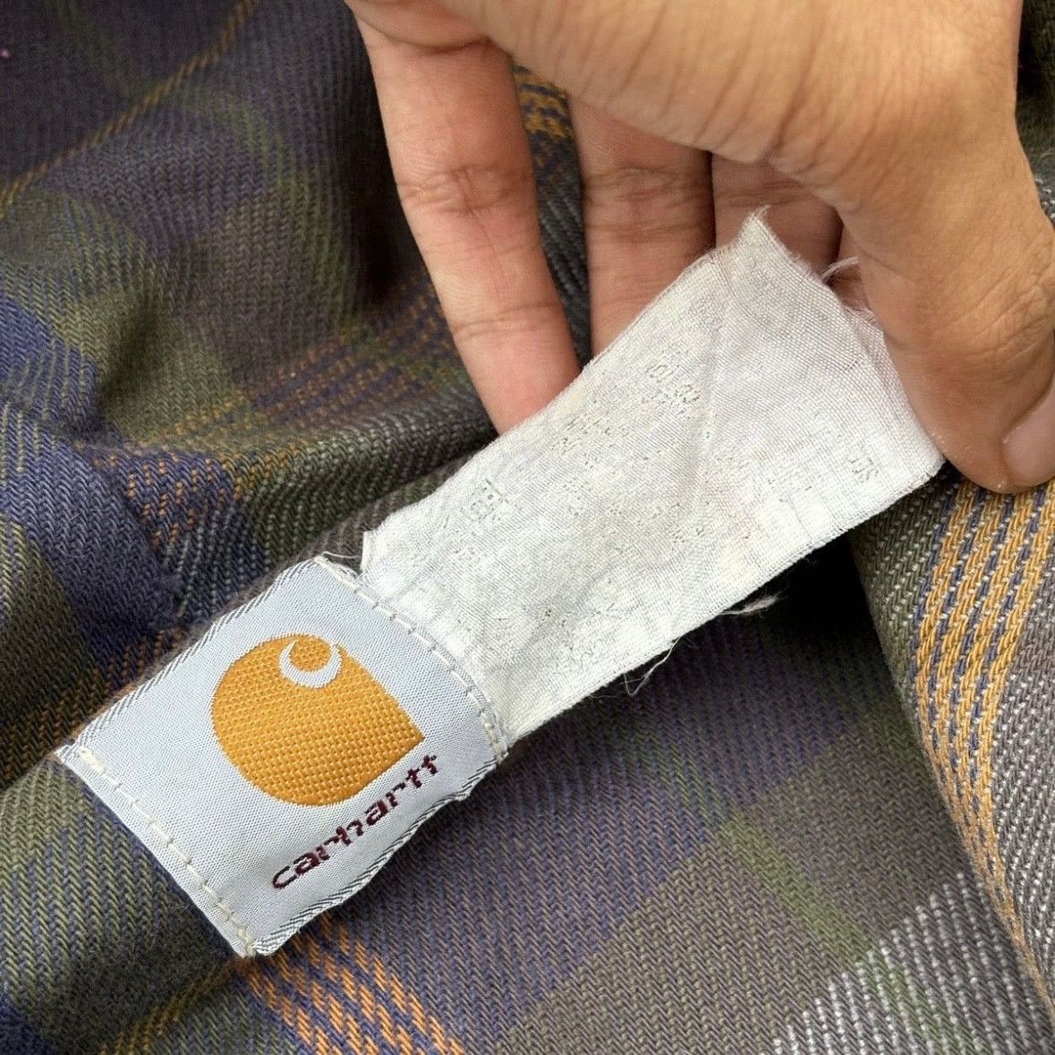 Carhartt Vintage 1990s Carhartt Active Flannel Lined Jacket Size US L / EU 52-54 / 3 - 5 Thumbnail