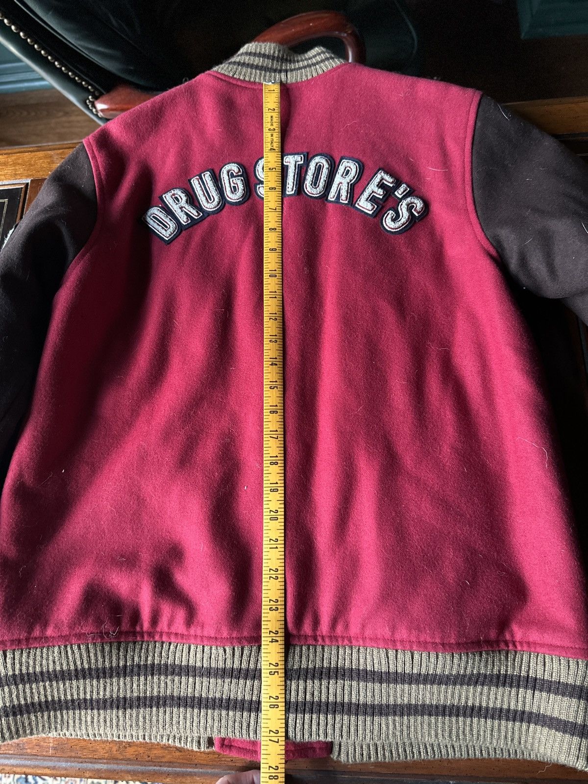 Other Drug Store’s Varsity Jacket Red Burgundy Size US L / EU 52-54 / 3 - 8 Thumbnail