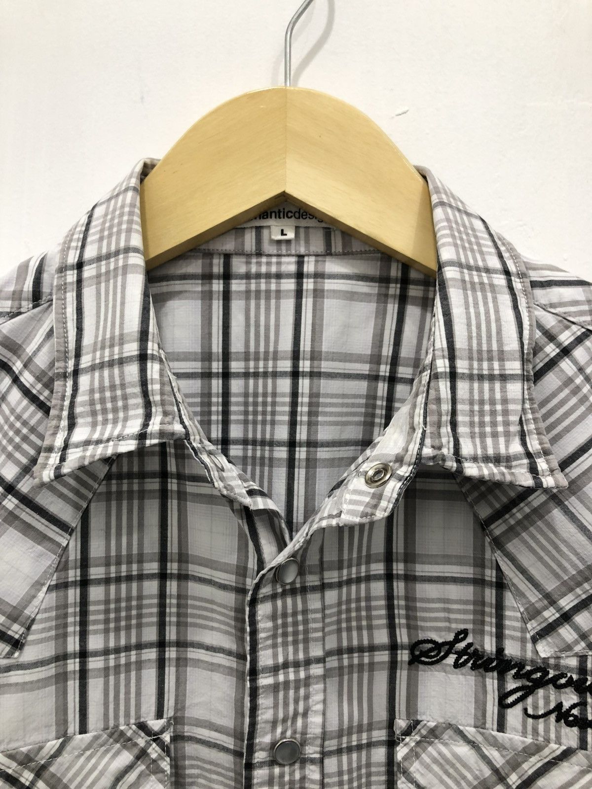 Japanese Brand Japanese Poem Button Up Shirt Embroidery Details Size US L / EU 52-54 / 3 - 10 Thumbnail