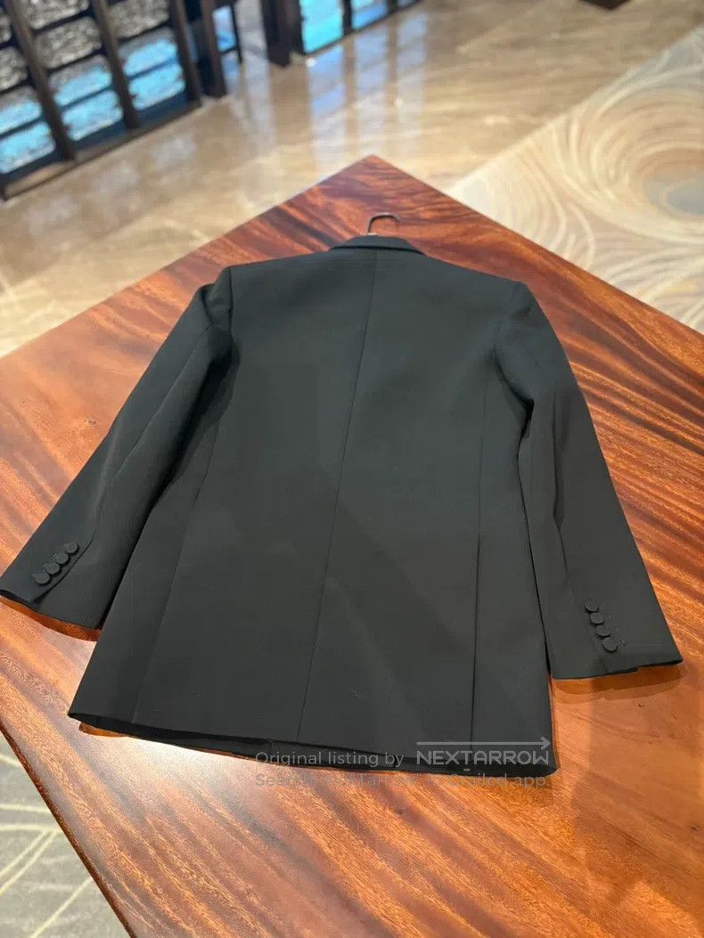 Valentino Valentino Black double-breasted blazer Size 38S - 4 Thumbnail