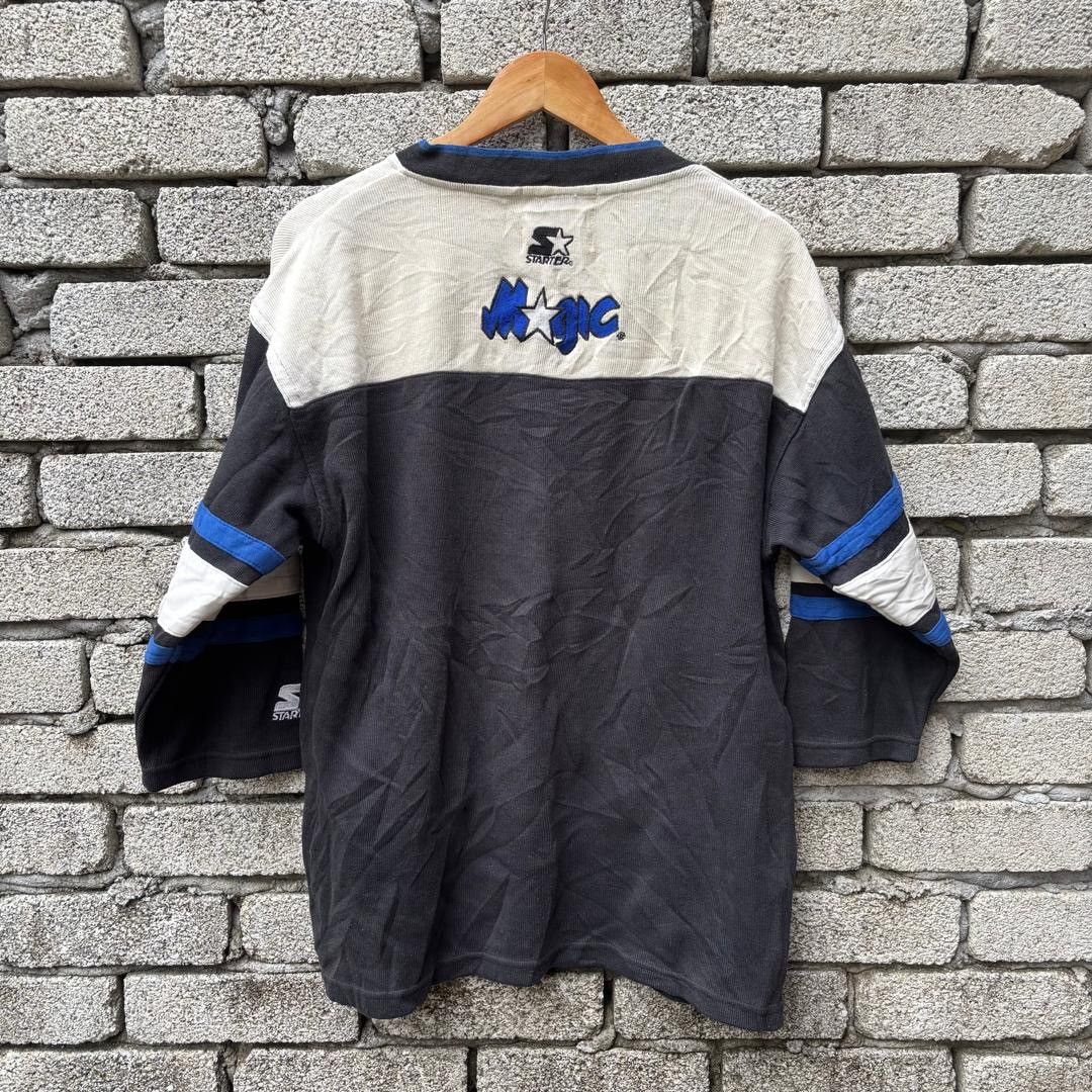 Starter × Vintage Vintage 90s Orlando Magic Starter Jersey Sweater Shirt Size US M / EU 48-50 / 2 - 5 Thumbnail