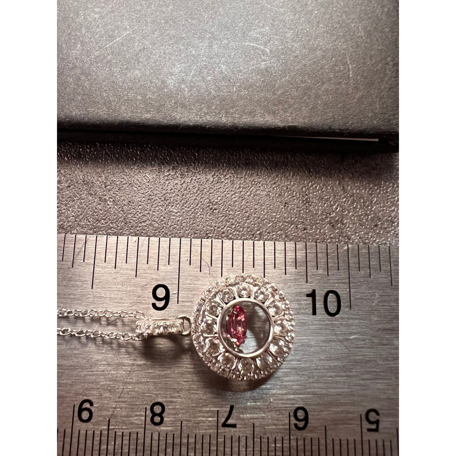 Other Pink tourmalinetopaz pendant necklace in platinum over 925 Size ONE SIZE - 15 Thumbnail