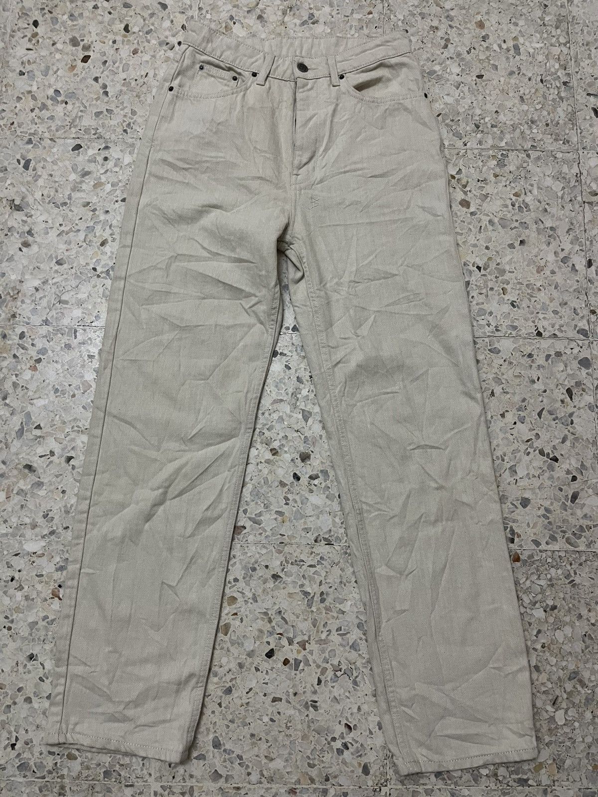 Ksubi Ksubi “Royalty Heroism and The Streets” Beige Jeans Size US 28 / EU 44 - 3 Thumbnail