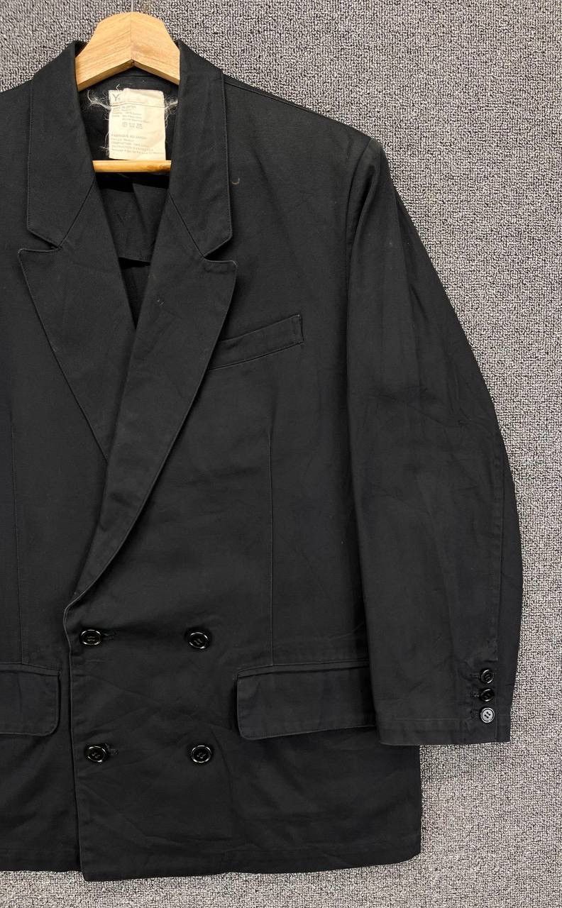 Yohji Yamamoto Vintage 90s Yohji Yamamoto Rare Double Breasted Coat Jacket Size US M / EU 48-50 / 2 - 4 Thumbnail