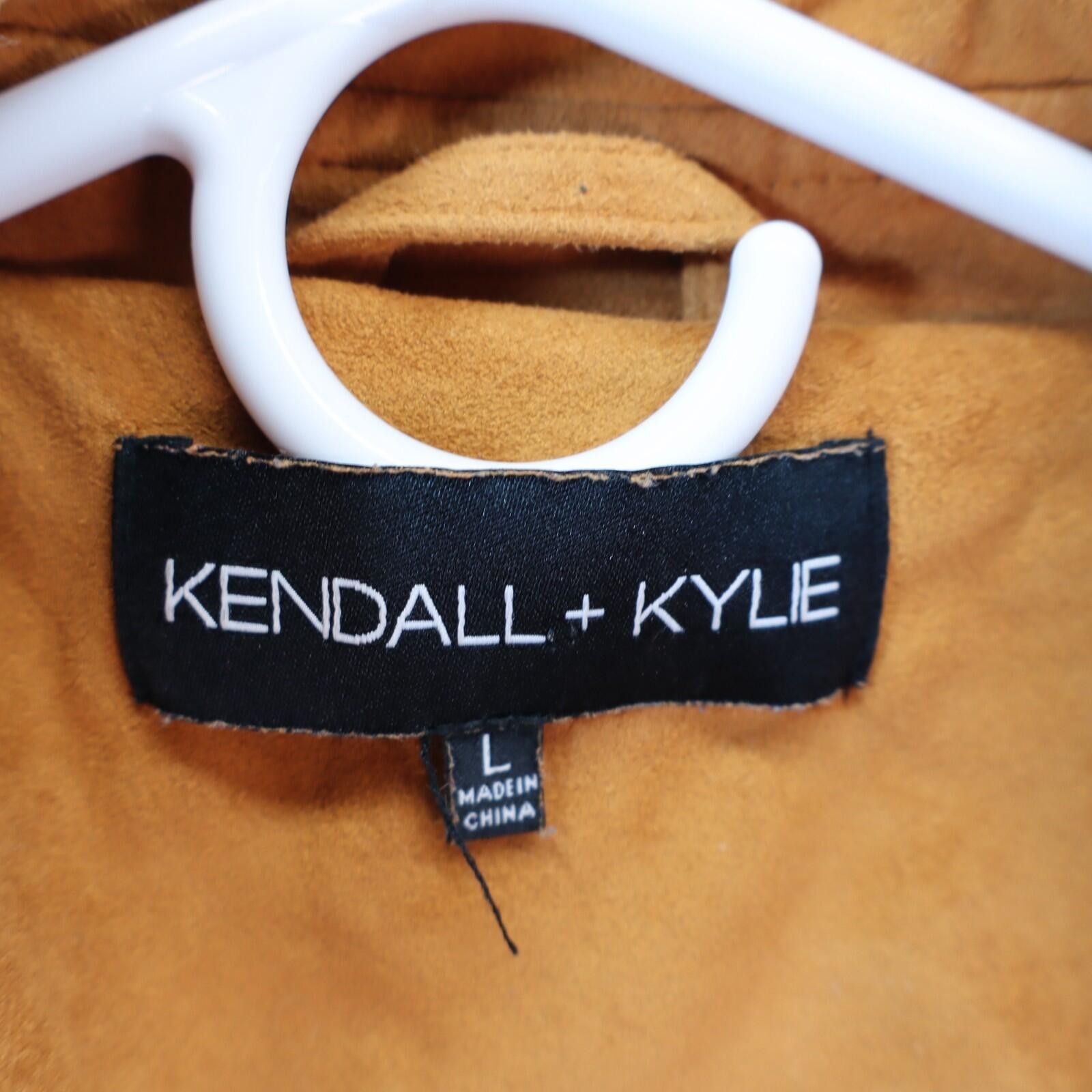 Kendall And Kylie Women Large Jacket Vest Kendall + Kylie Orange Button Long Size L / US 10 / IT 46 - 5 Thumbnail
