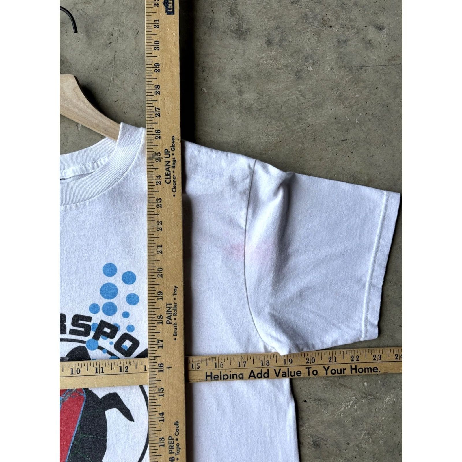Hanes VINTAGE Hanes 90s Watersports Graphic Tee Shirt M White Cotton Crew Neck Short Sleeve Men Size US M / EU 48-50 / 2 - 6 Thumbnail