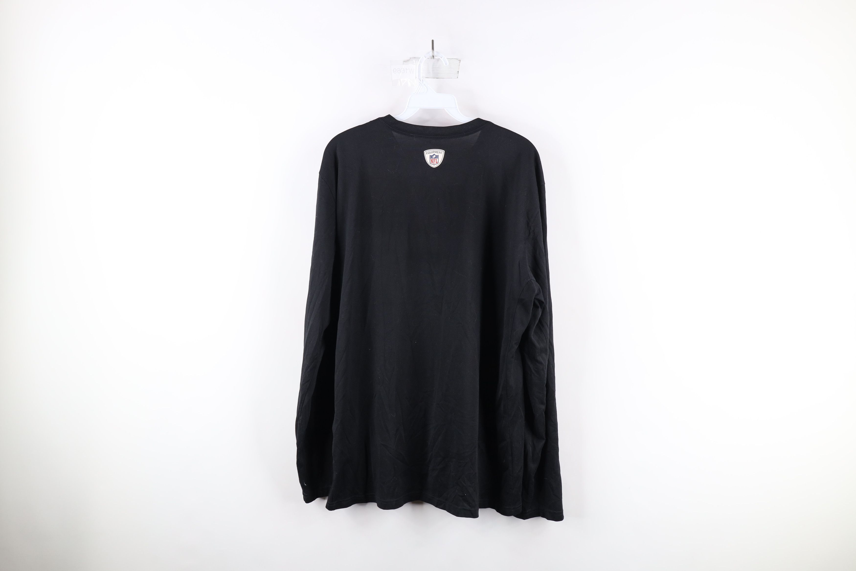 Nike × Vintage Nike Out Baltimore Ravens Football Long Sleeve T-Shirt Black Size US XL / EU 56 / 4 - 10 Thumbnail
