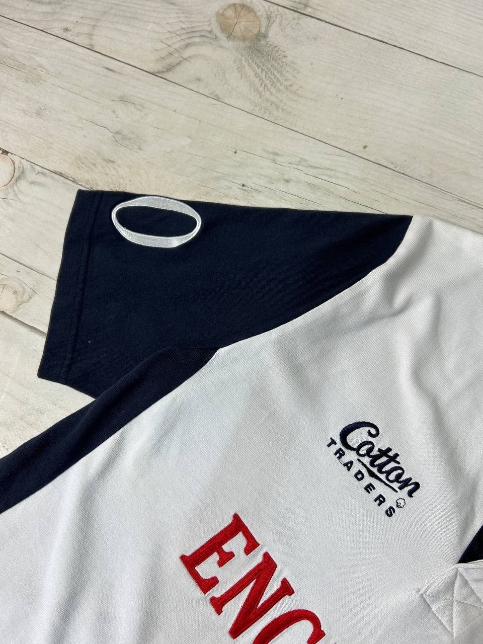 Cotton Traders Cotton Traders England Union Rugby Polo Shirt Size US L / EU 52-54 / 3 - 6 Thumbnail