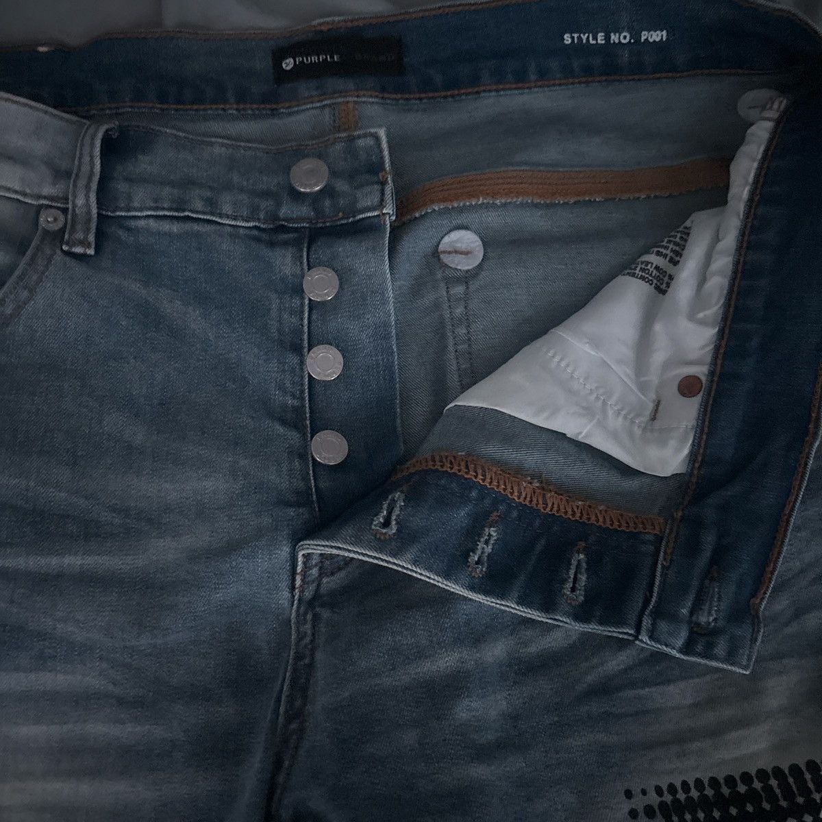 Purple Brand Blue purple jeans Size US 36 / EU 52 - 2 Thumbnail
