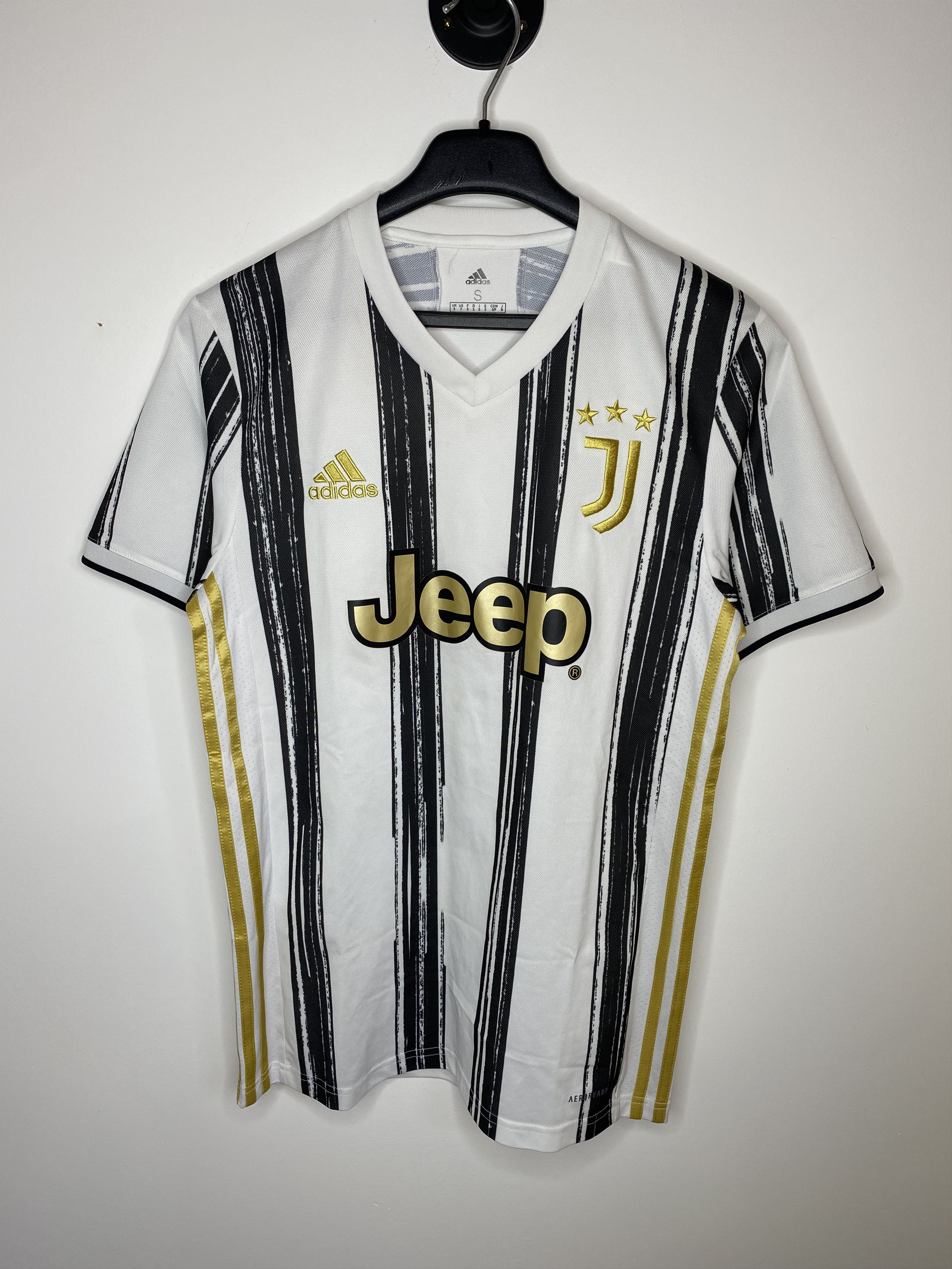 Adidas JUVENTUS 2020 2021 HOME FOOTBALL SHIRT SOCCER JERSEY Size US S / EU 44-46 / 1 - 1 Thumbnail