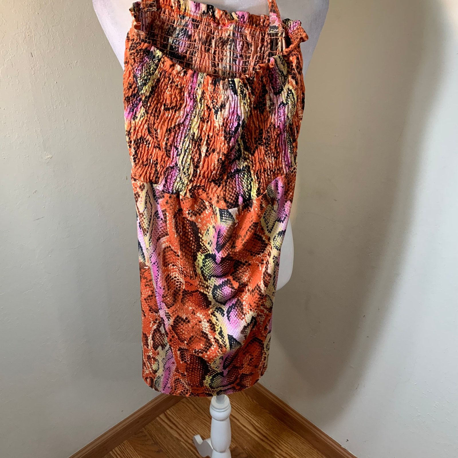 Other Cute orange summer dress size S Size S / US 4 / IT 40 - 4 Thumbnail