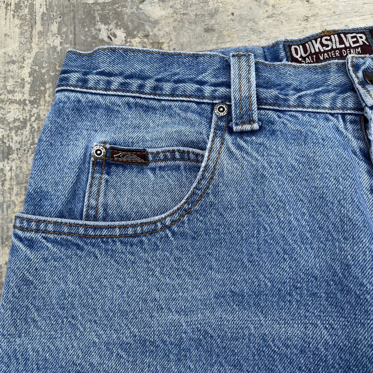 Quiksilver Quiksilver Salt Water Denim Loose Fit Baggy Jeans Size US 32 / EU 48 - 8 Thumbnail
