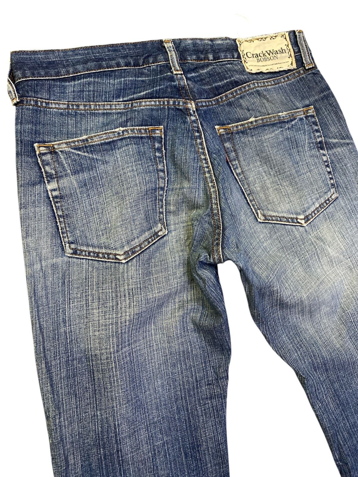 If Six Was Nine × Vintage Vintage Crack Wash Bobson Flare Denim Size US 32 / EU 48 - 12 Thumbnail