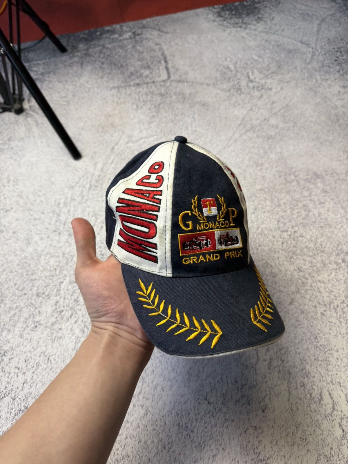 Formula 1 Vintage Monaco Grand Prix Racing Cap Hat F1 Size ONE SIZE - 7 Thumbnail