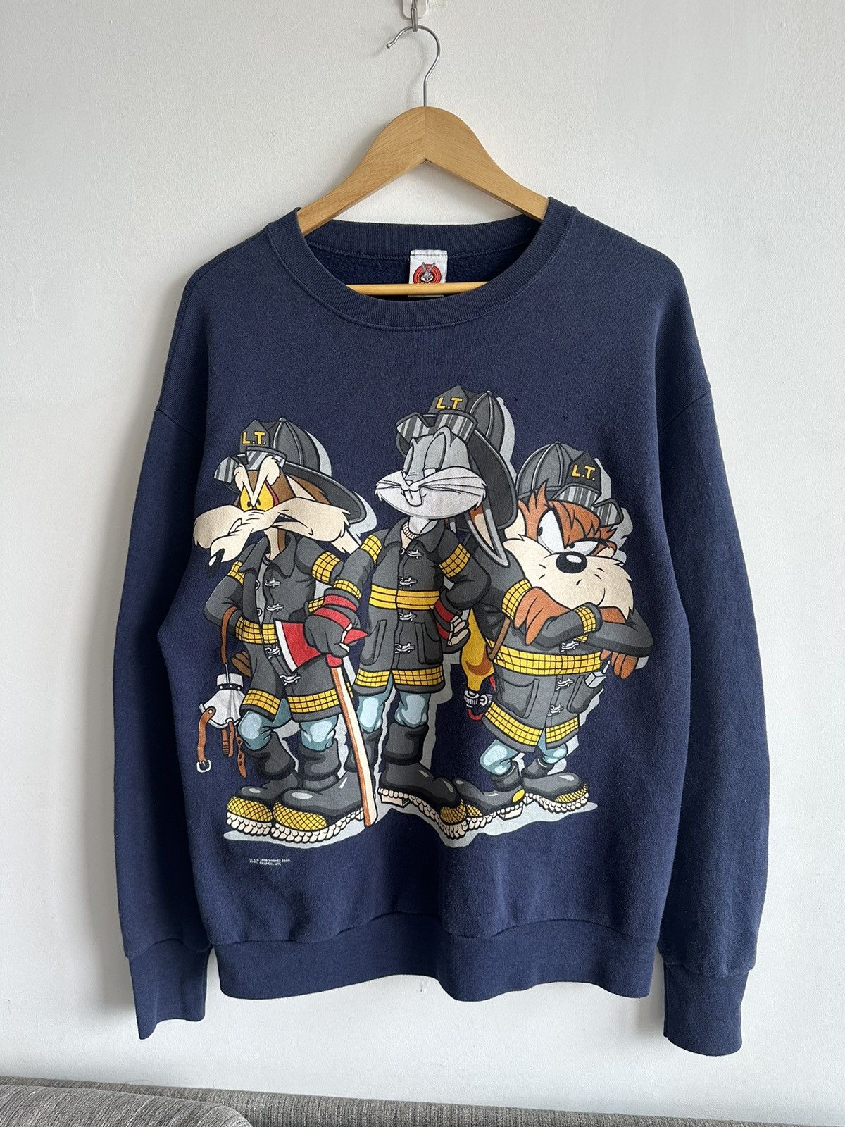 Vintage × Warner Bros Vintage 90’s Looney Tunes Bomba Warner Bros Cartoon USA Size US L / EU 52-54 / 3 - 1 Thumbnail