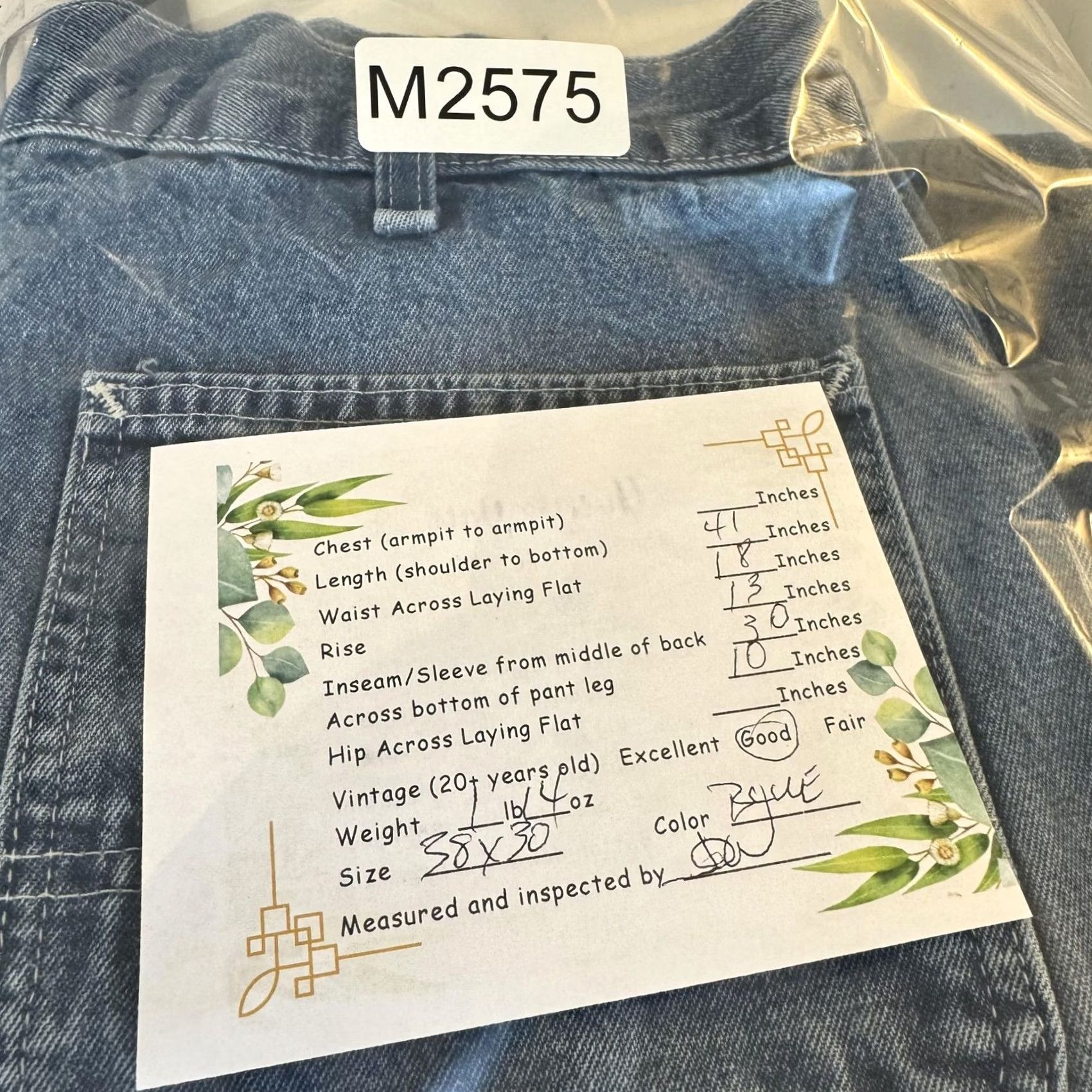 Carhartt Carhartt Jeans Mens 38x30 Blue Denim B13-DST Loose Original Fit Workwear Utility Jeans Mens Blue Denim Relaxed 90s Bohemian Size US 38 / EU 54 - 8 Thumbnail