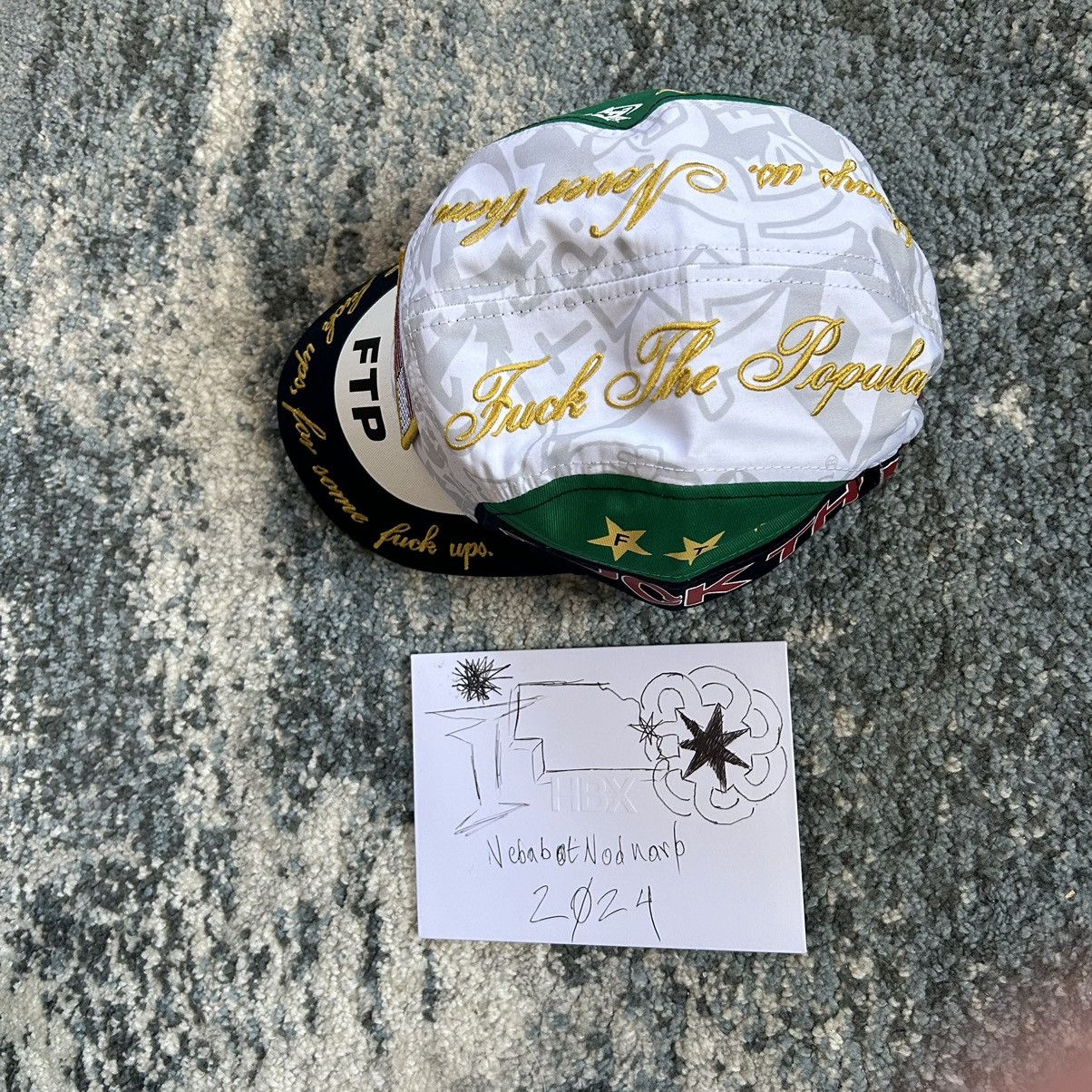 Fuck The Population FTP SOUVENiR CAMP HAT POLO SPORT 5 PANEL CAP Size ONE SIZE - 6 Thumbnail