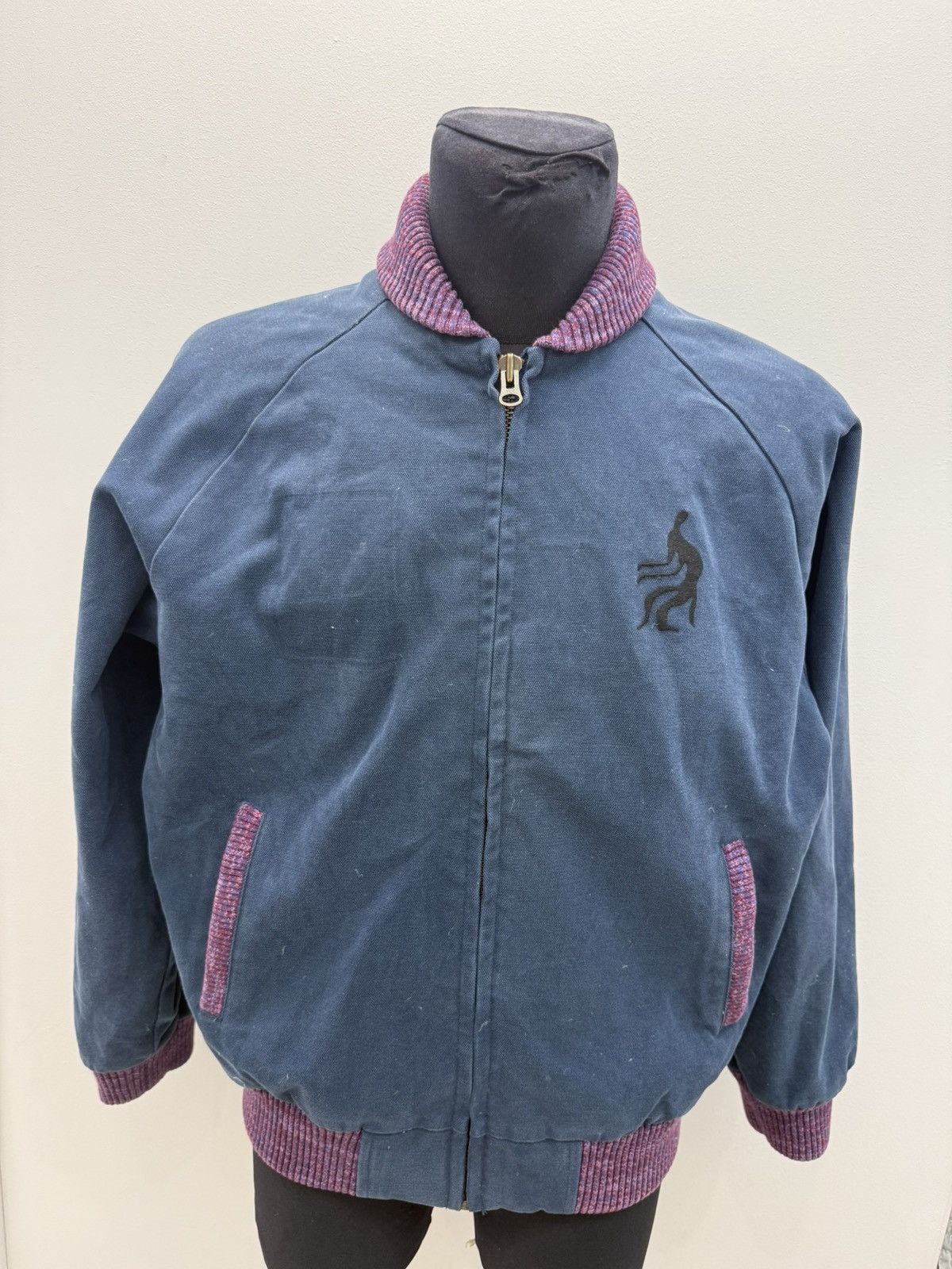 Parra By Parra Skull Stalker Washed Varsity Jacket Size US M / EU 48-50 / 2 - 7 Thumbnail