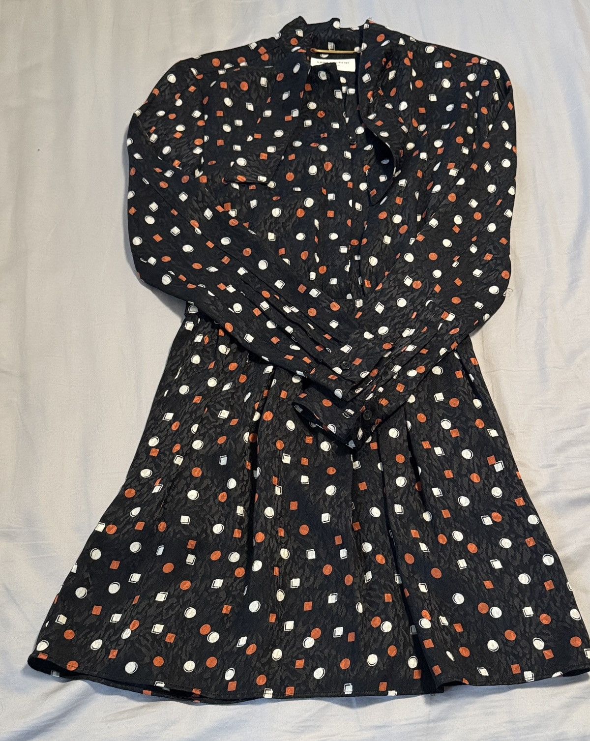Saint Laurent Paris SAINT LAURENT Polka Dot Dress Size XXS / US 00 / IT 34 - 1 Thumbnail