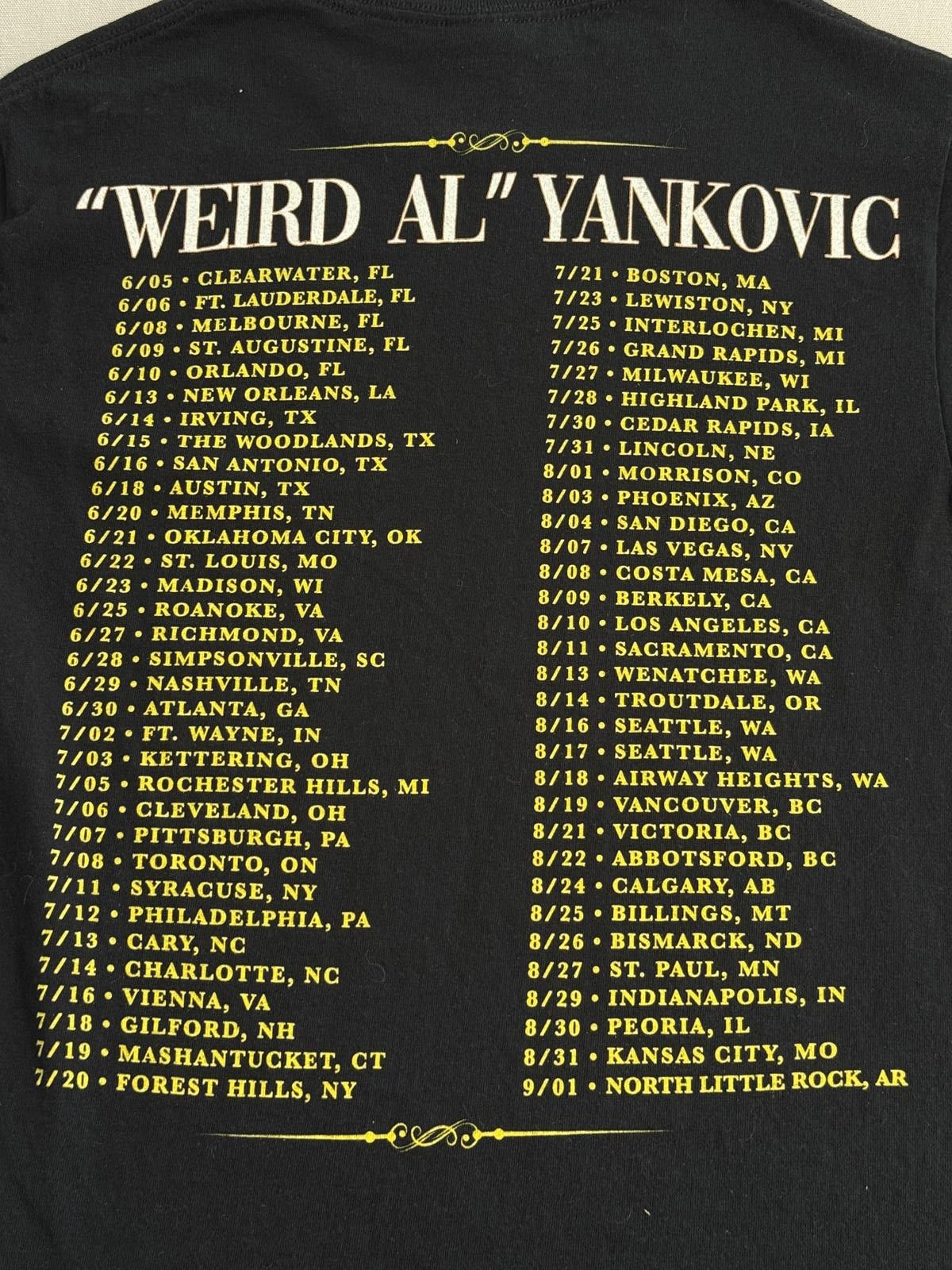 Gildan Weird Al Yankovic T-shirt Strings Attached Tour Tee - S Size US S / EU 44-46 / 1 - 6 Thumbnail
