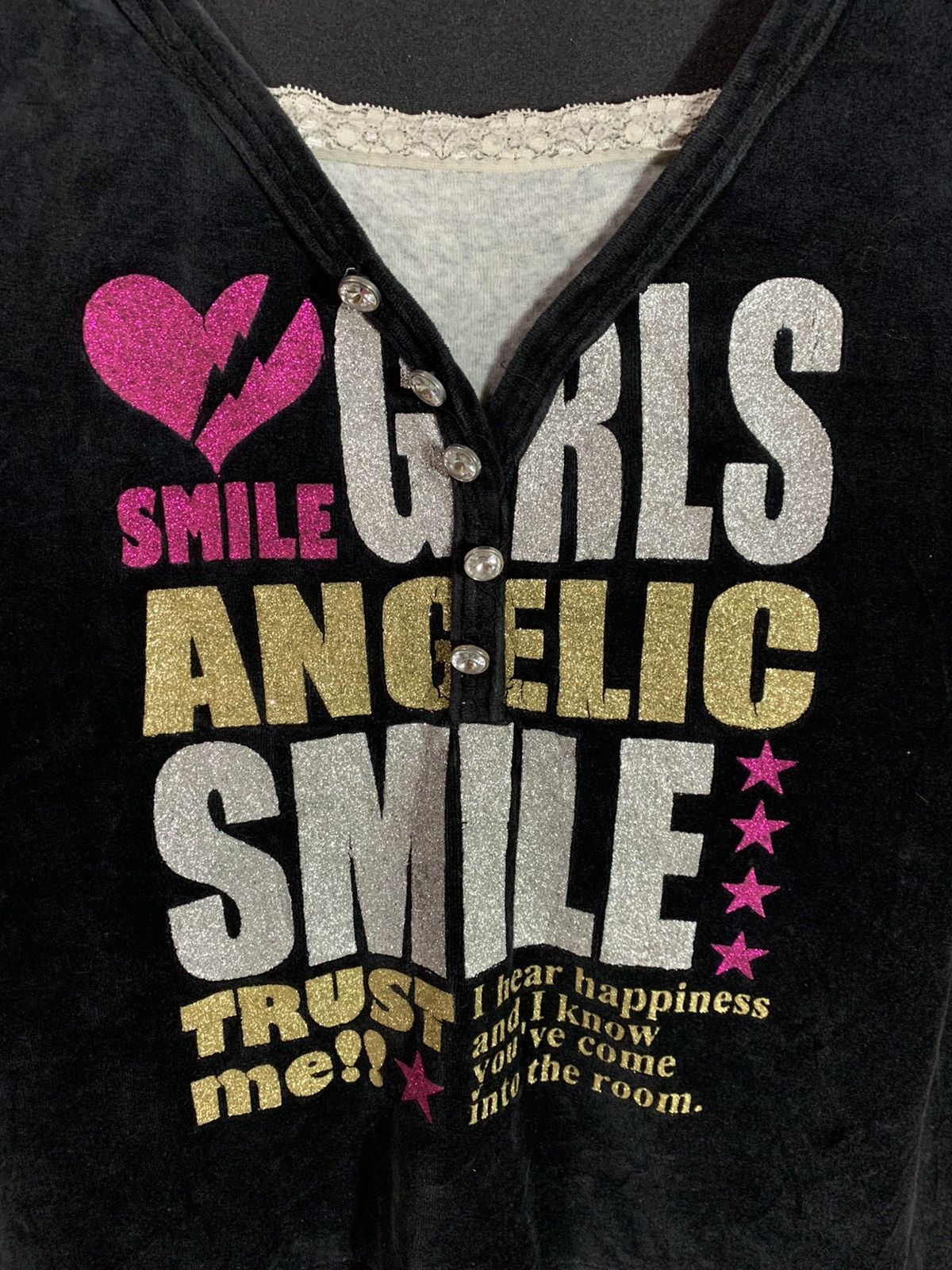 Beauty Beast × Hysteric Glamour × Japanese Brand Japanese Undefined Velvet Poem Long Sleeve Size US S / EU 44-46 / 1 - 3 Thumbnail