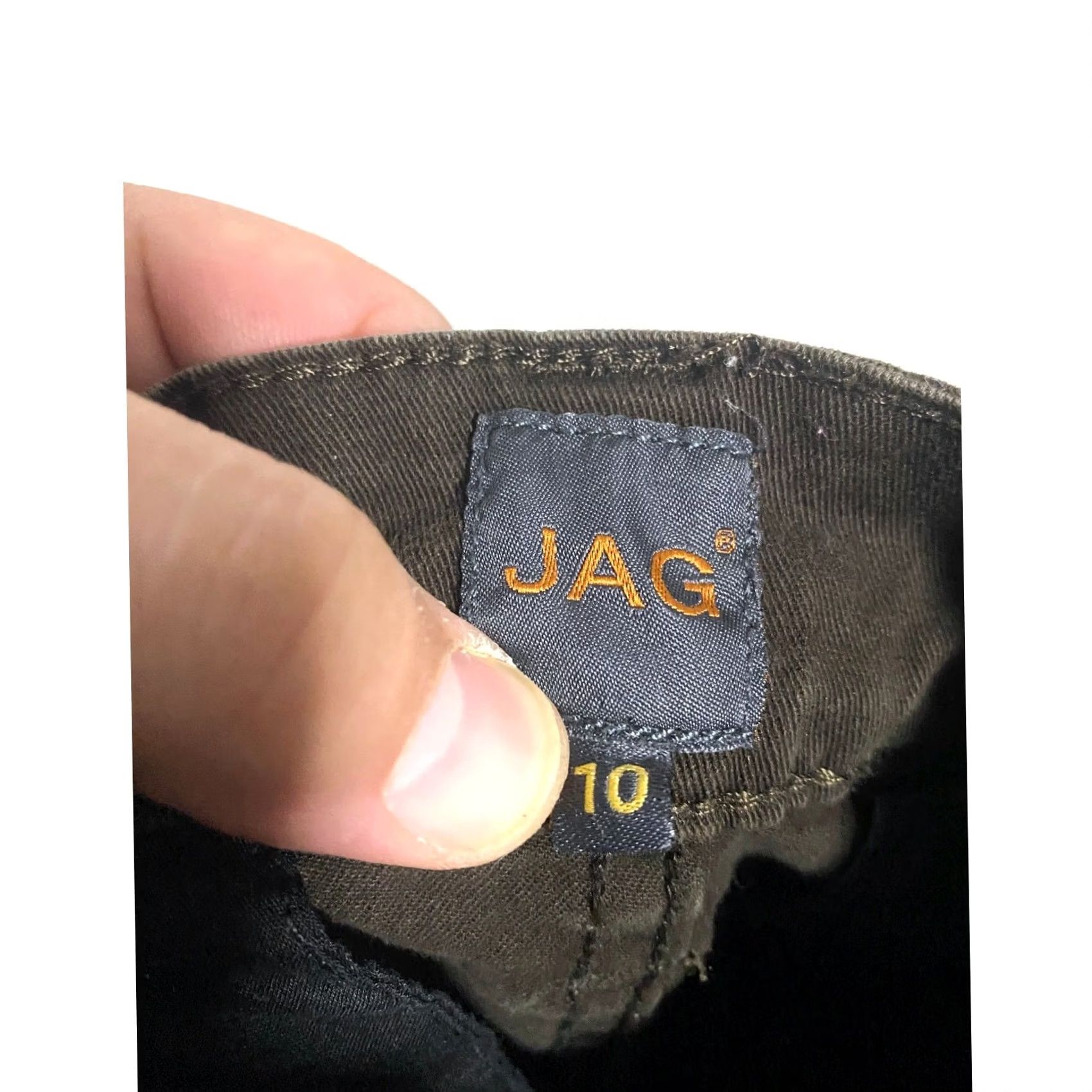 AG Jeans JAG Jeans Brown Chinos Pants Womens 10 Low Rise Slim Leg Casual Preppy Capsule Khakis Stretch Pockets Modern Workwear Everyday Size 32" / US 10 / IT 46 - 7 Thumbnail