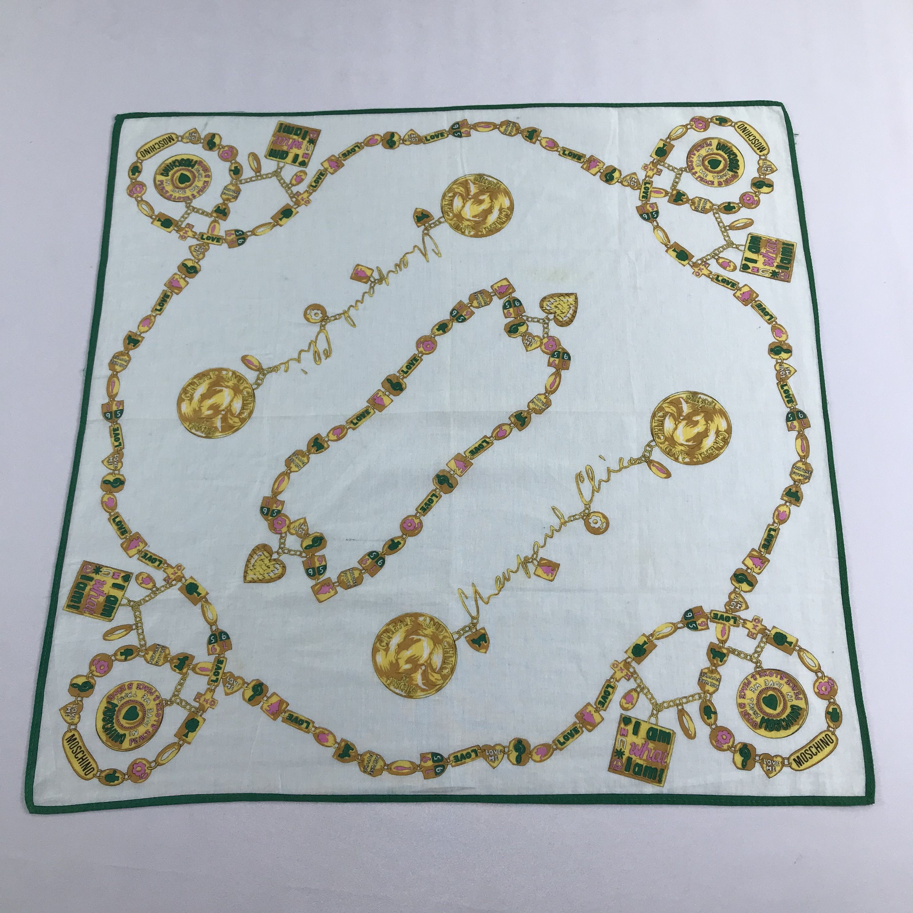Moschino Moschino Handkerchief Neckerchief Bandana H1161 Size ONE SIZE - 2 Thumbnail