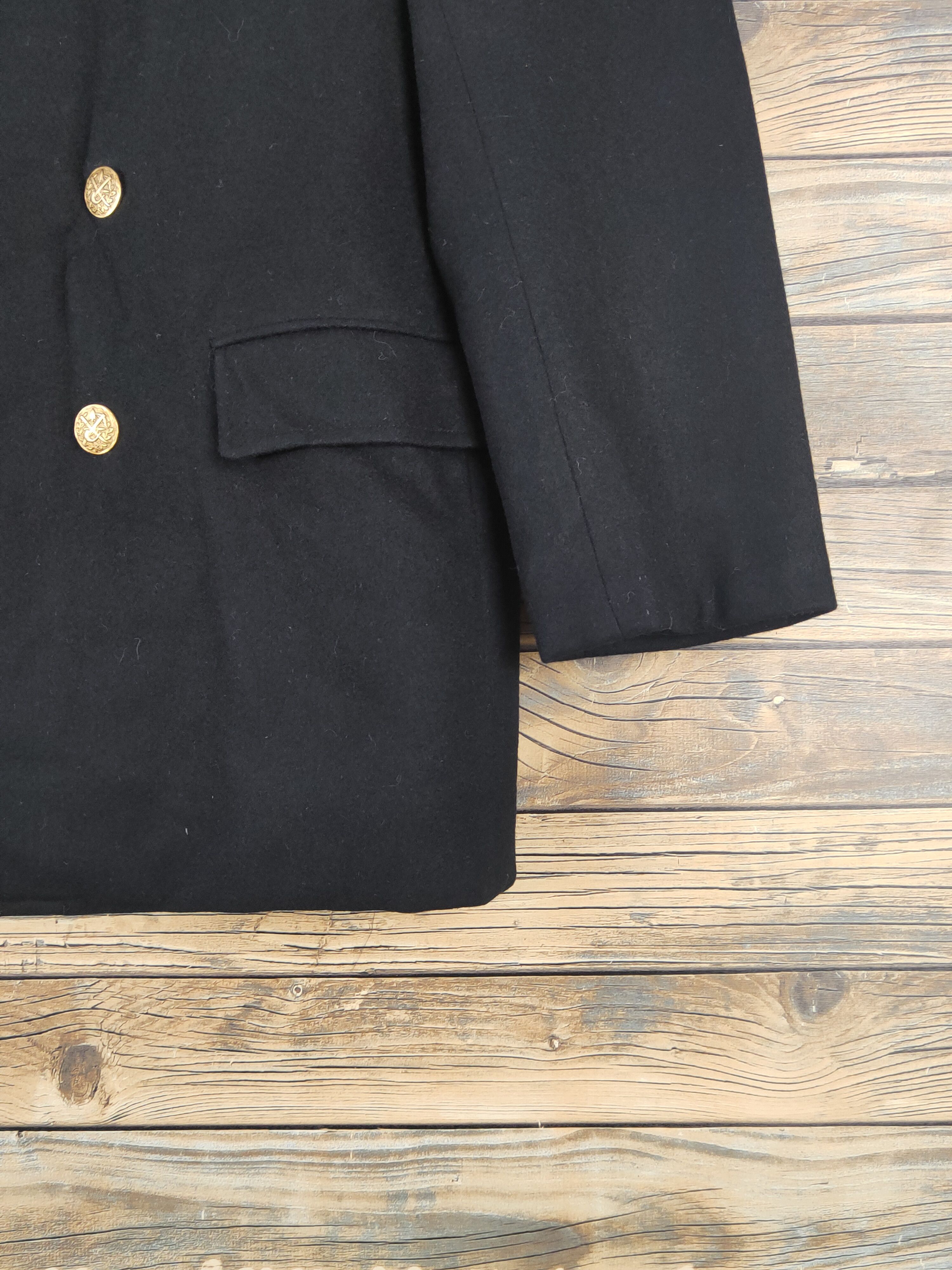 Vintage Vintage Collection by Cardinal Black Wool Pea Coats Size US L / EU 52-54 / 3 - 5 Thumbnail
