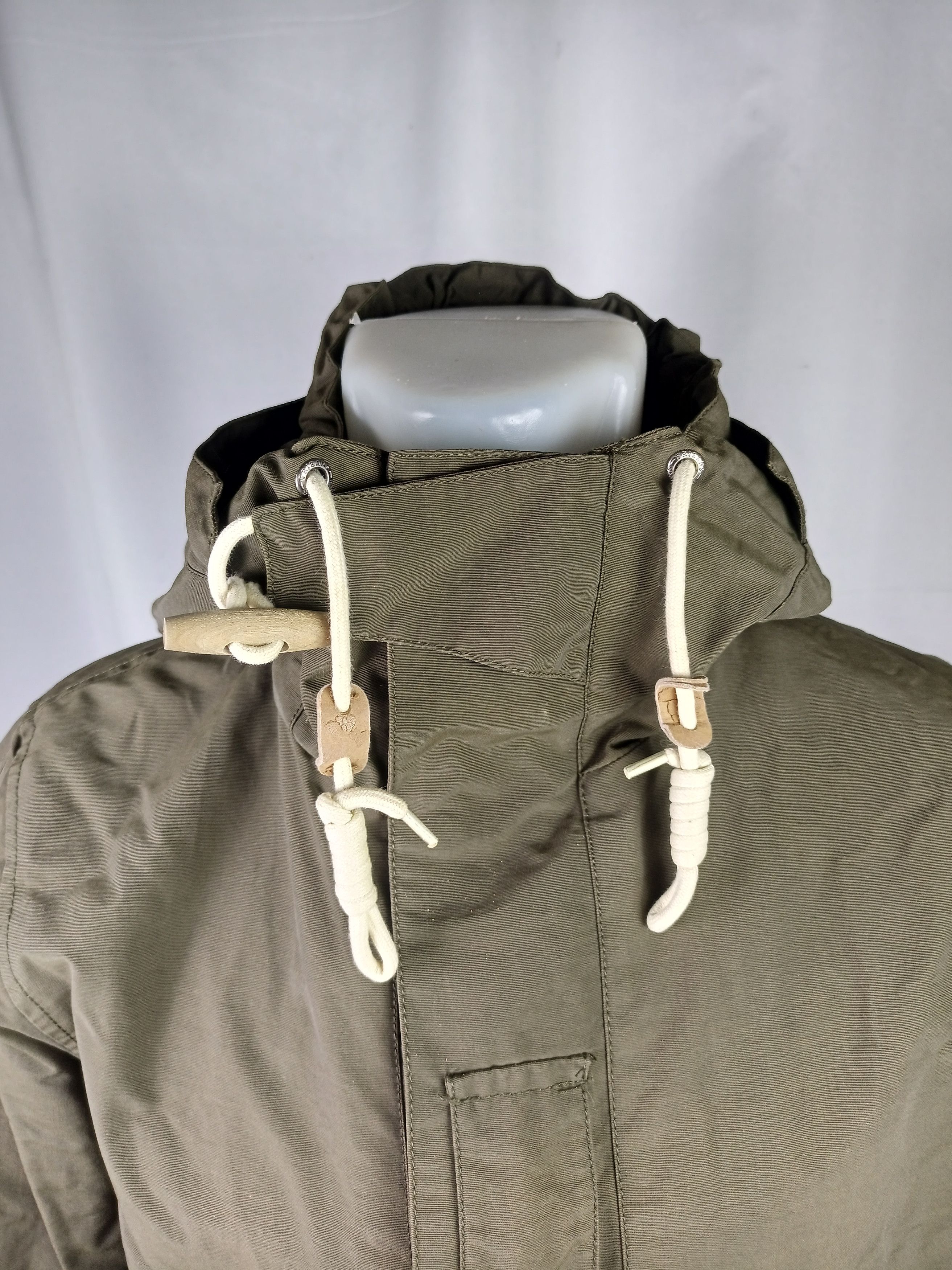 Japanese Brand FRJ JEANS fishtail Green Khaki Urban Vintage Parka Toggle Size US XL / EU 56 / 4 - 15 Thumbnail