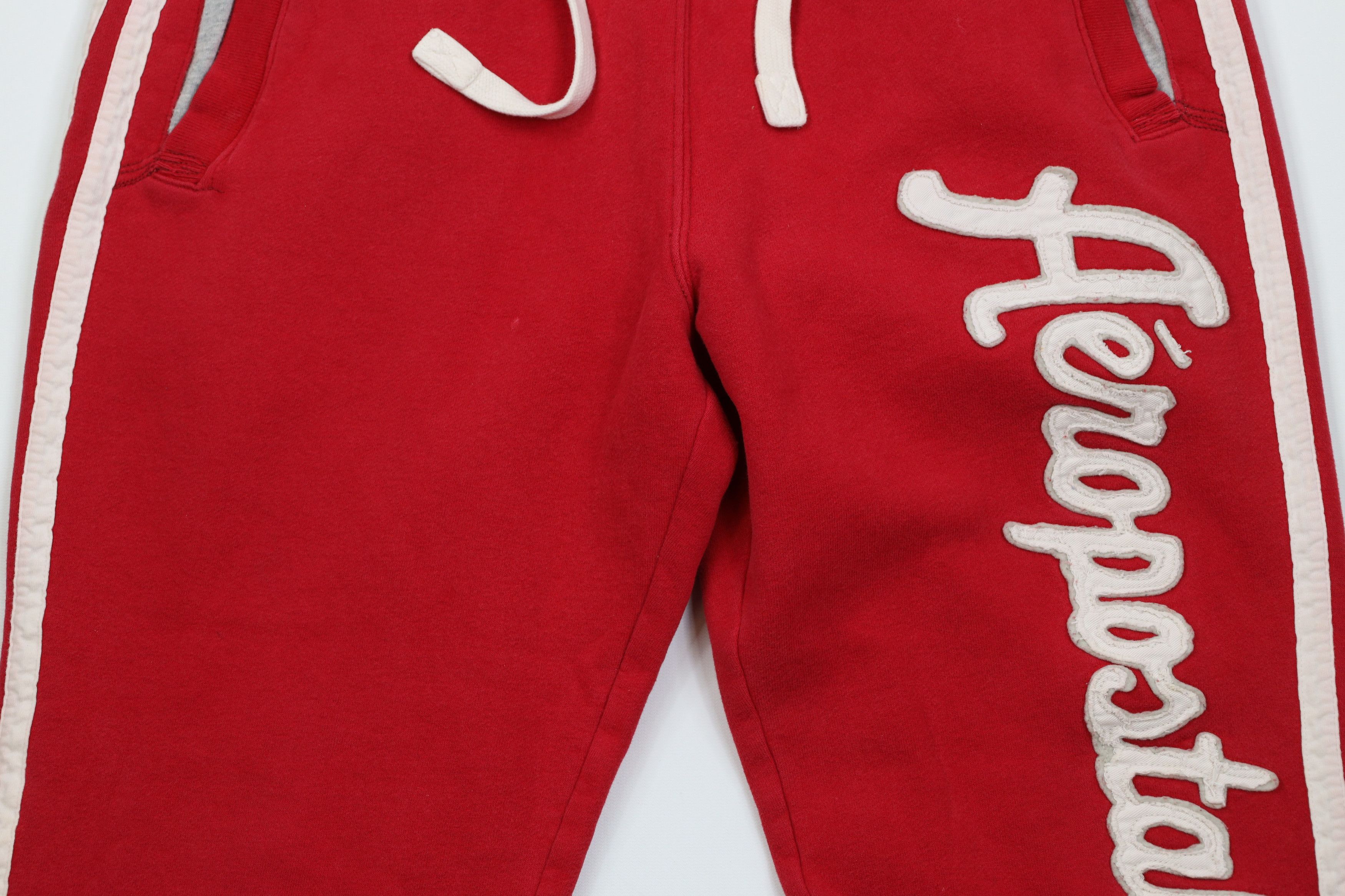Aeropostale Vintage 90s Y2K Aeropostale Wide Leg Sweatpants Pants Red Size US 36 / EU 52 - 3 Thumbnail